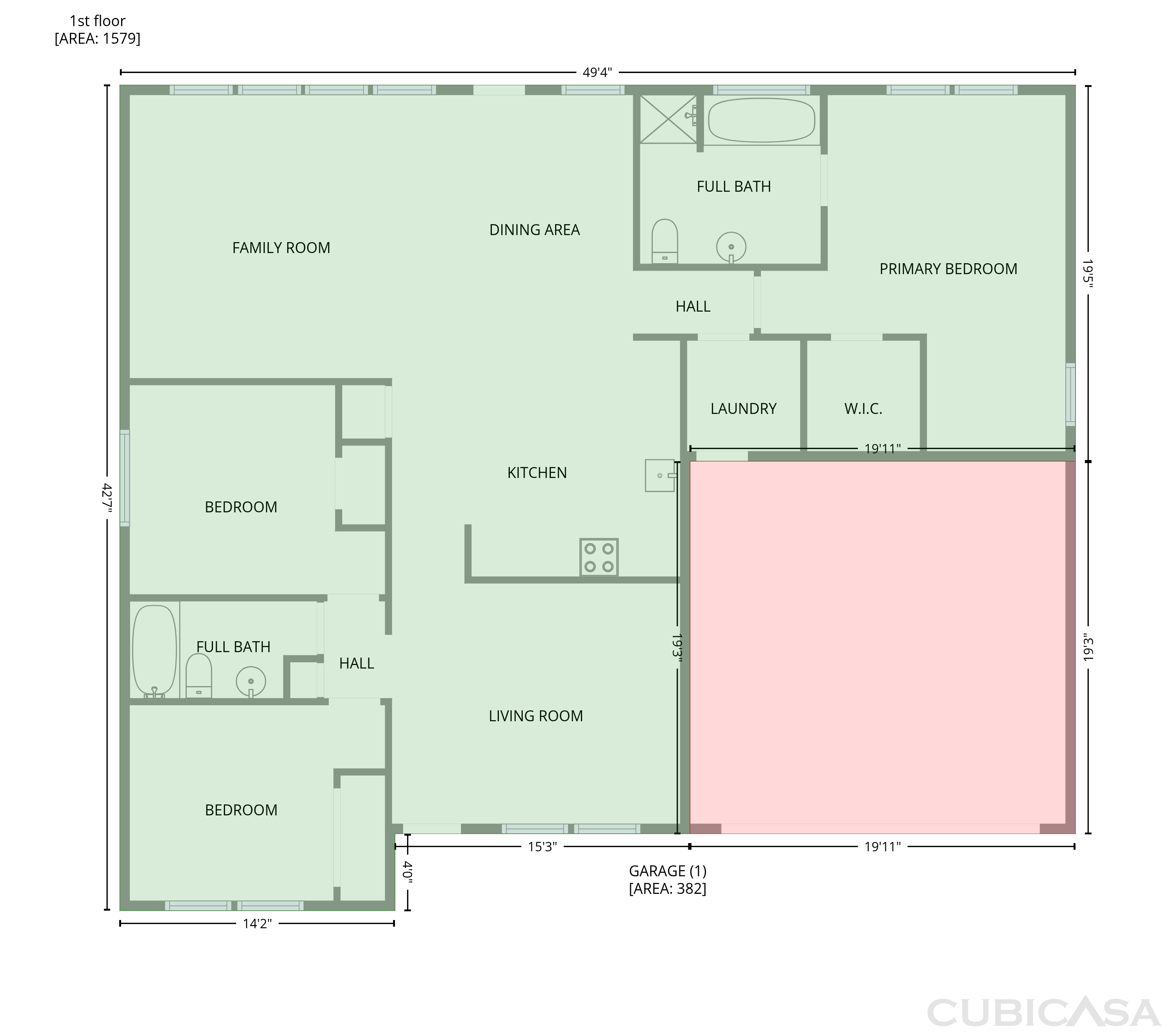 Main Floor of 414 Binnacle Way, Crosby, TX