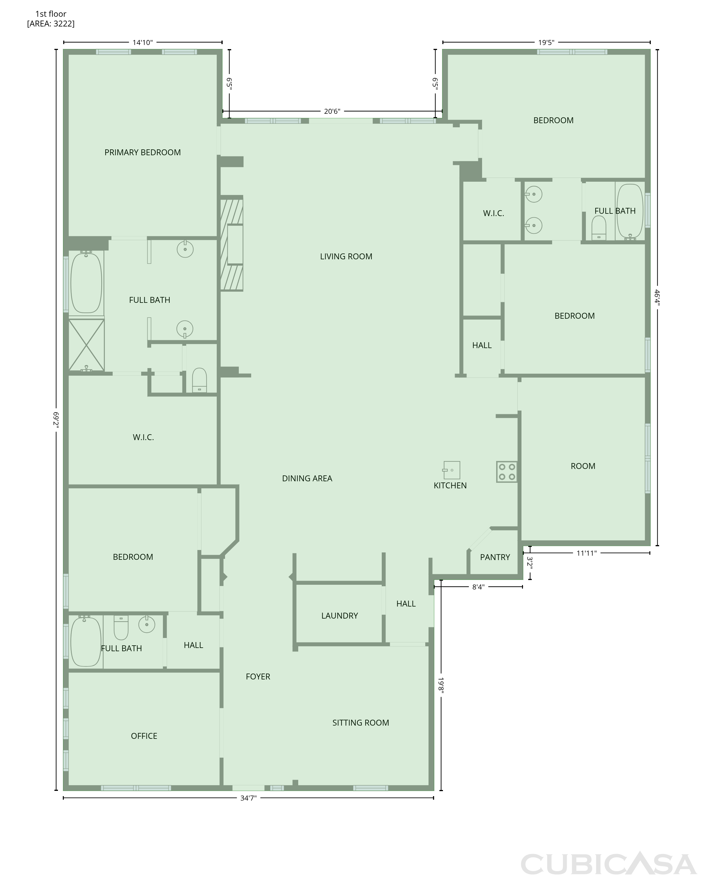 Main Floor of 1604 Hollowback Dr, Leander, TX