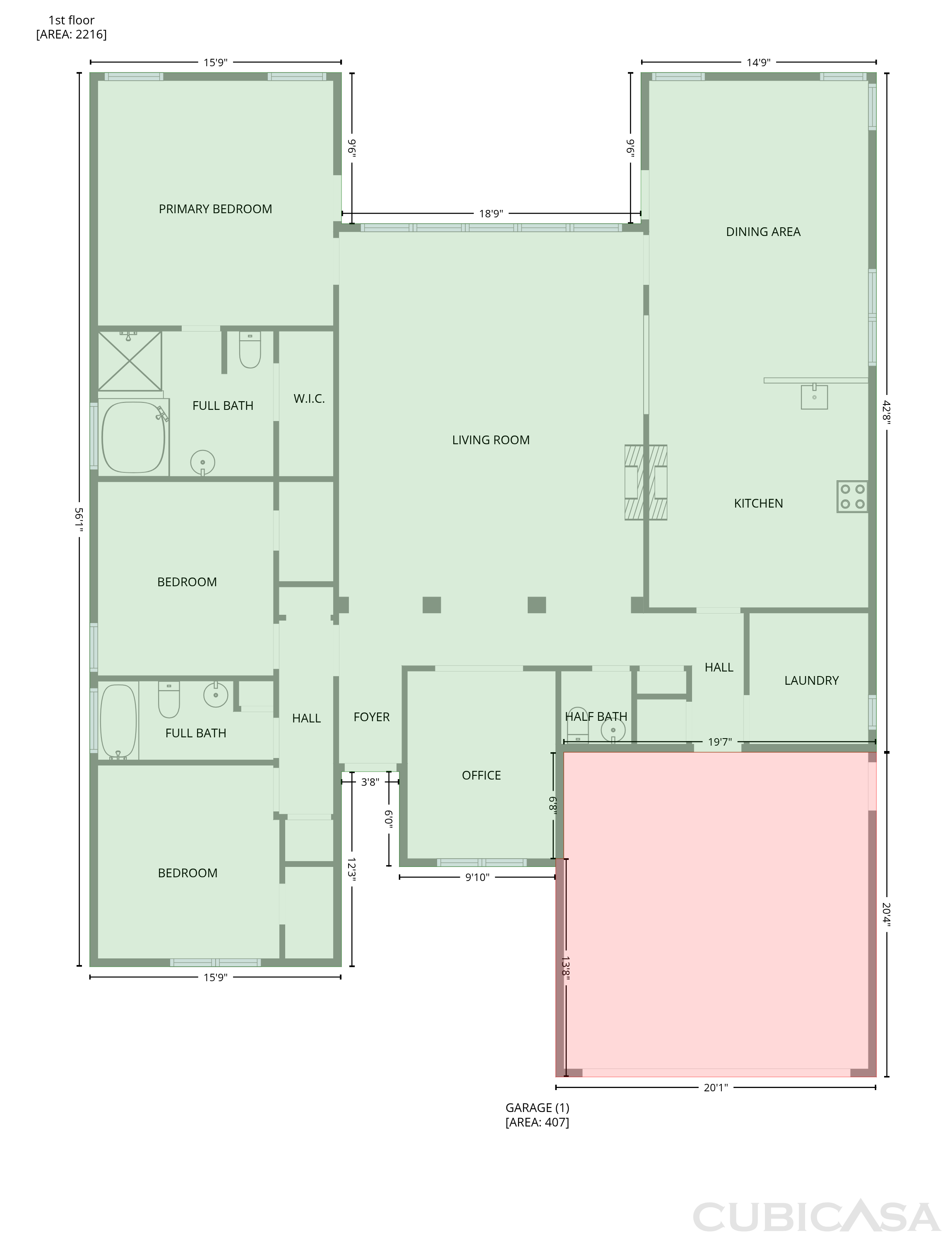 Main Floor of 13104 Chadbrooke Pl, Oklahoma City, OK