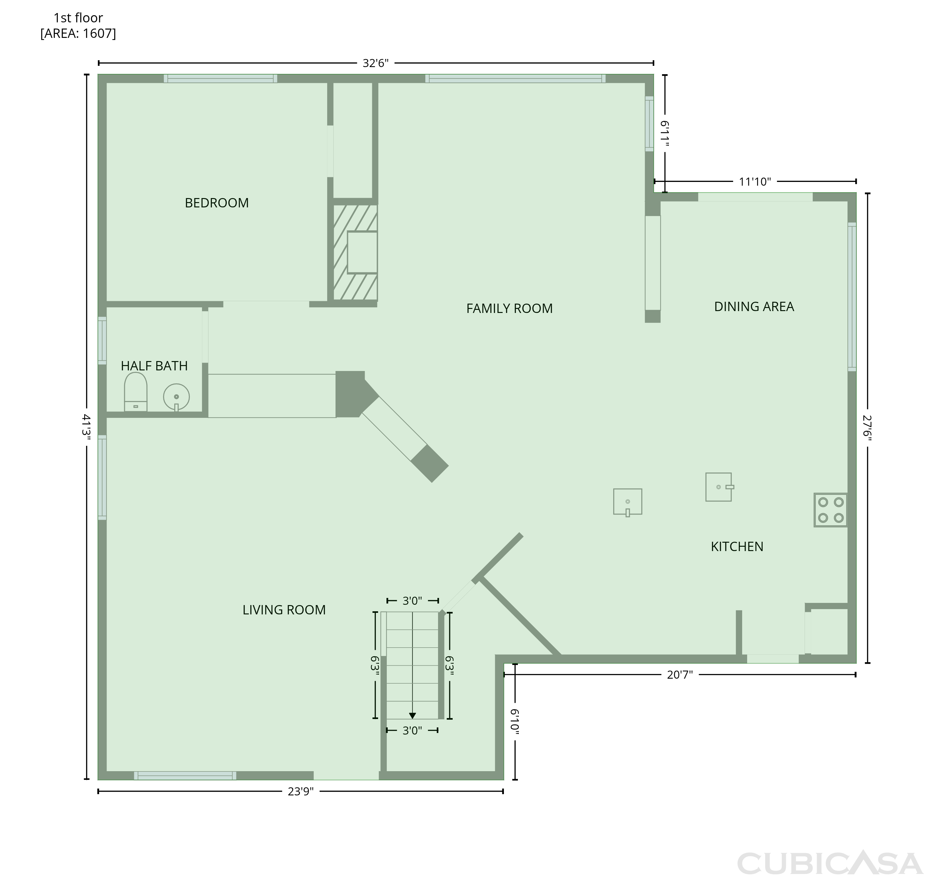 Main Floor of 156 Branch Valley Way, Dallas, GA