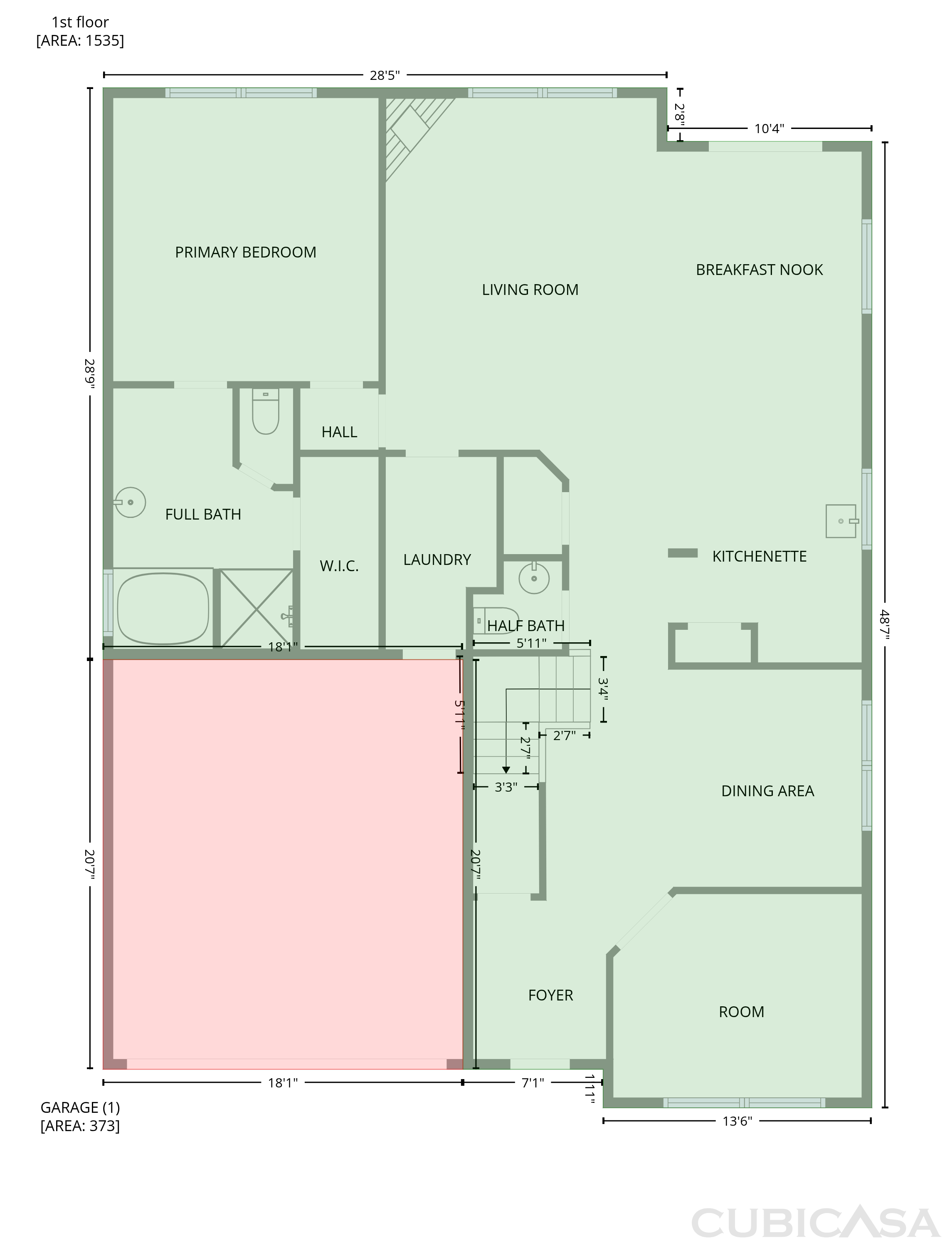 Main Floor of 895 Honey Locust Dr, Fate, TX