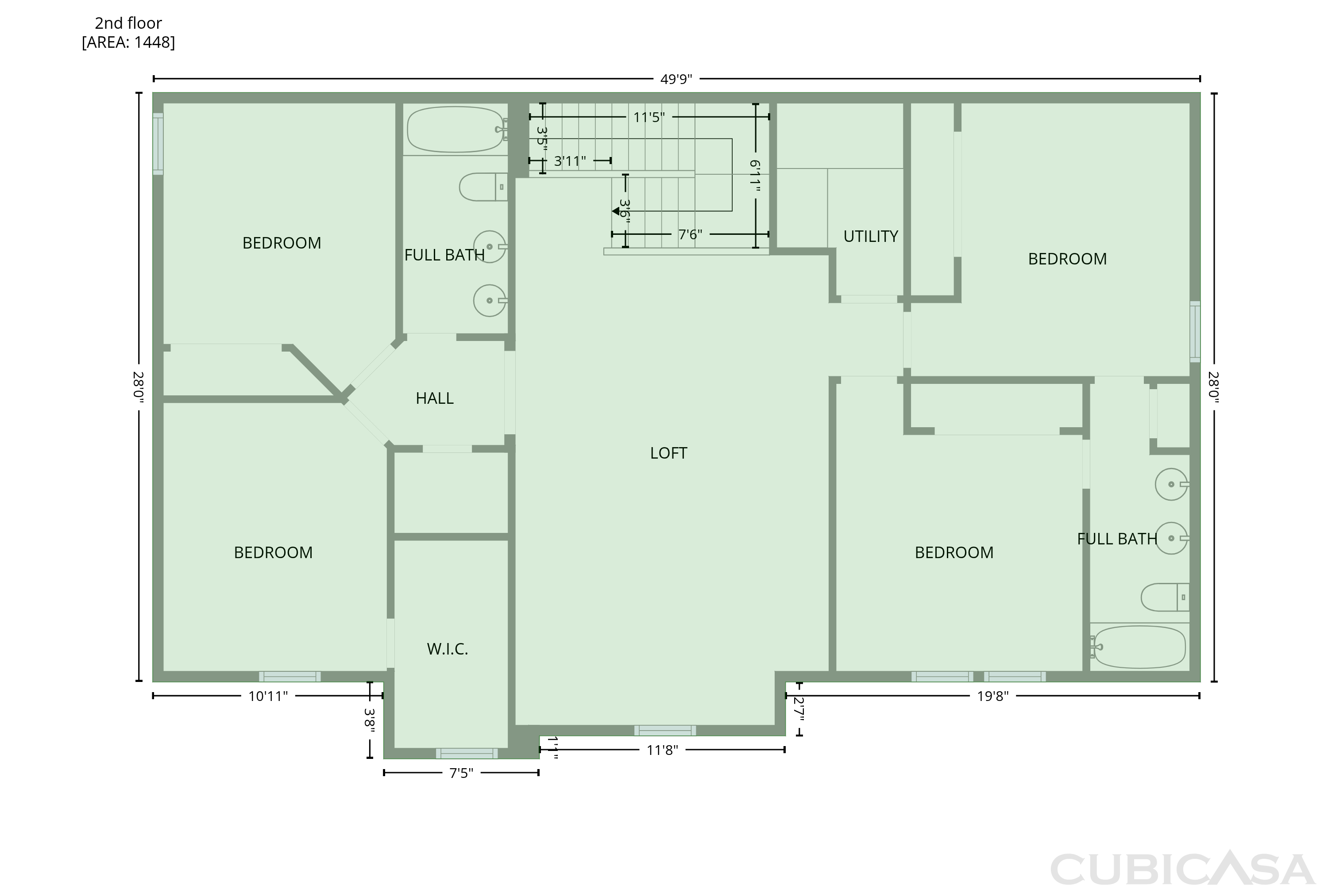 Second Floor of 1811 Henley St, Saint Cloud, FL