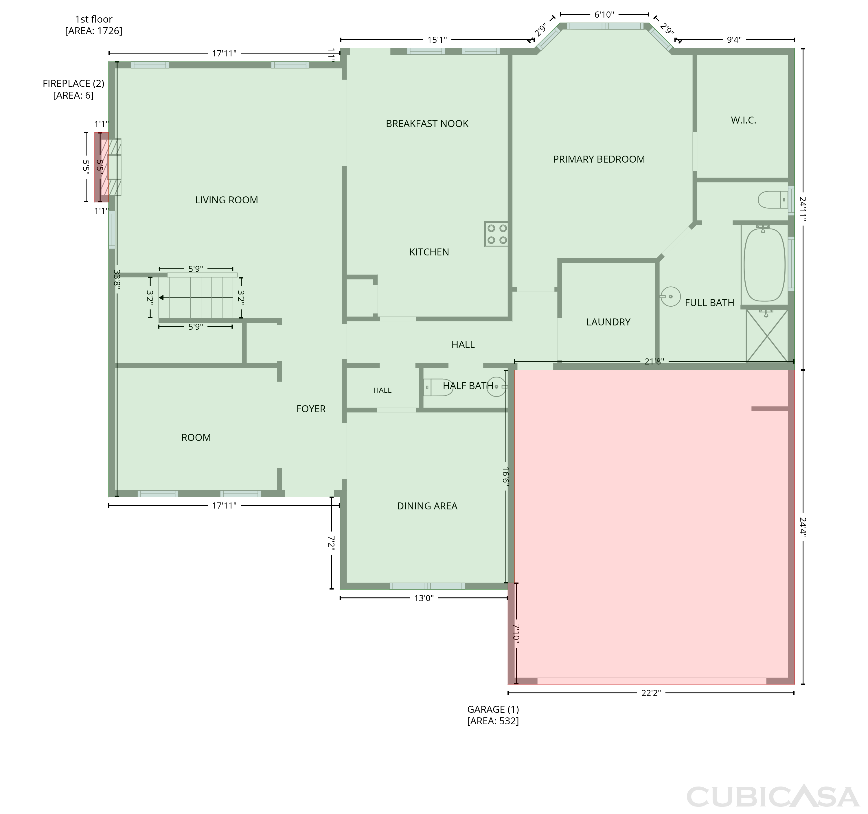 Main Floor of 940 Pecan Grove Loop, Hope Mills, NC