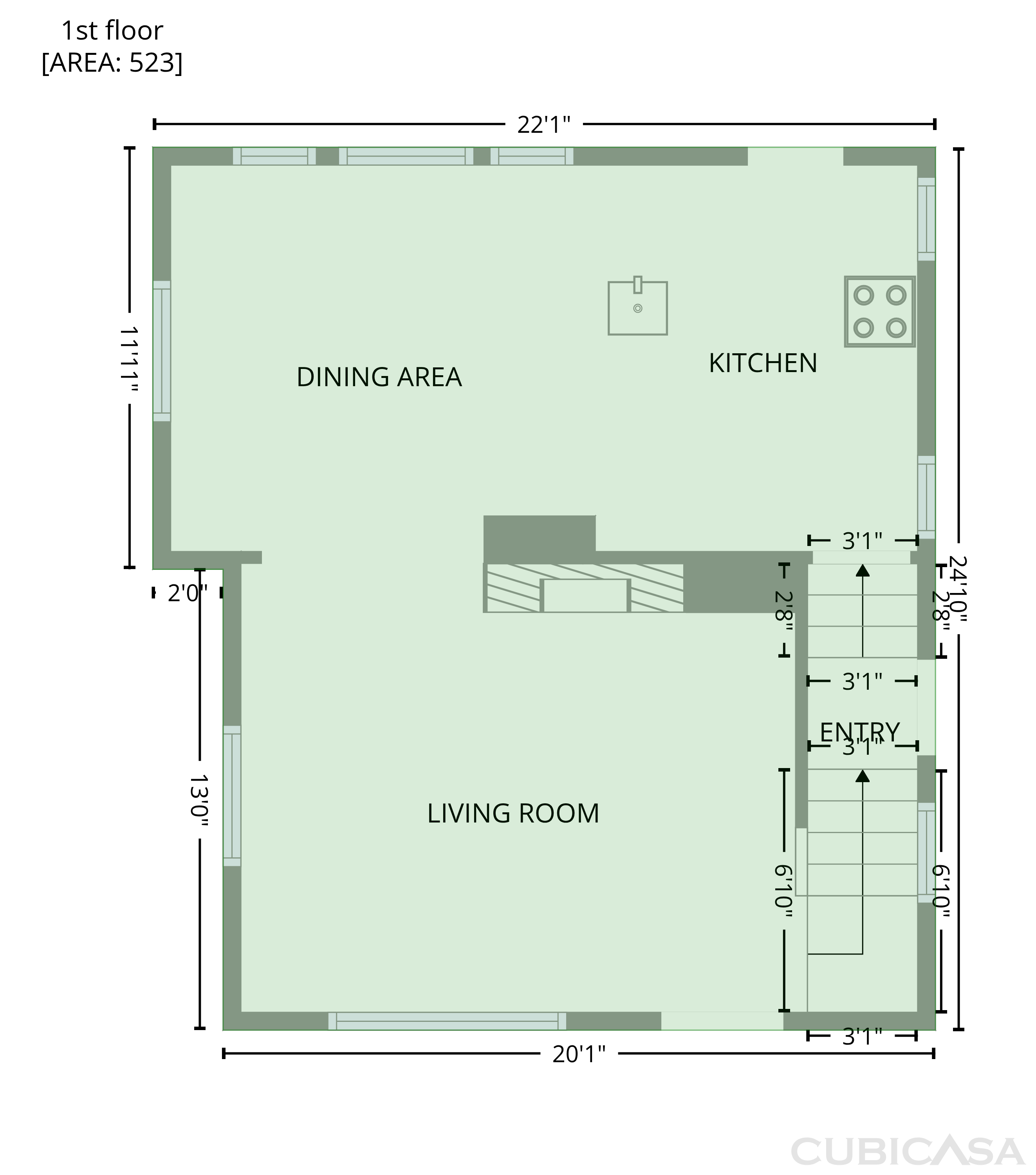 Second Floor of 965 Stewart Ave, Columbus, OH