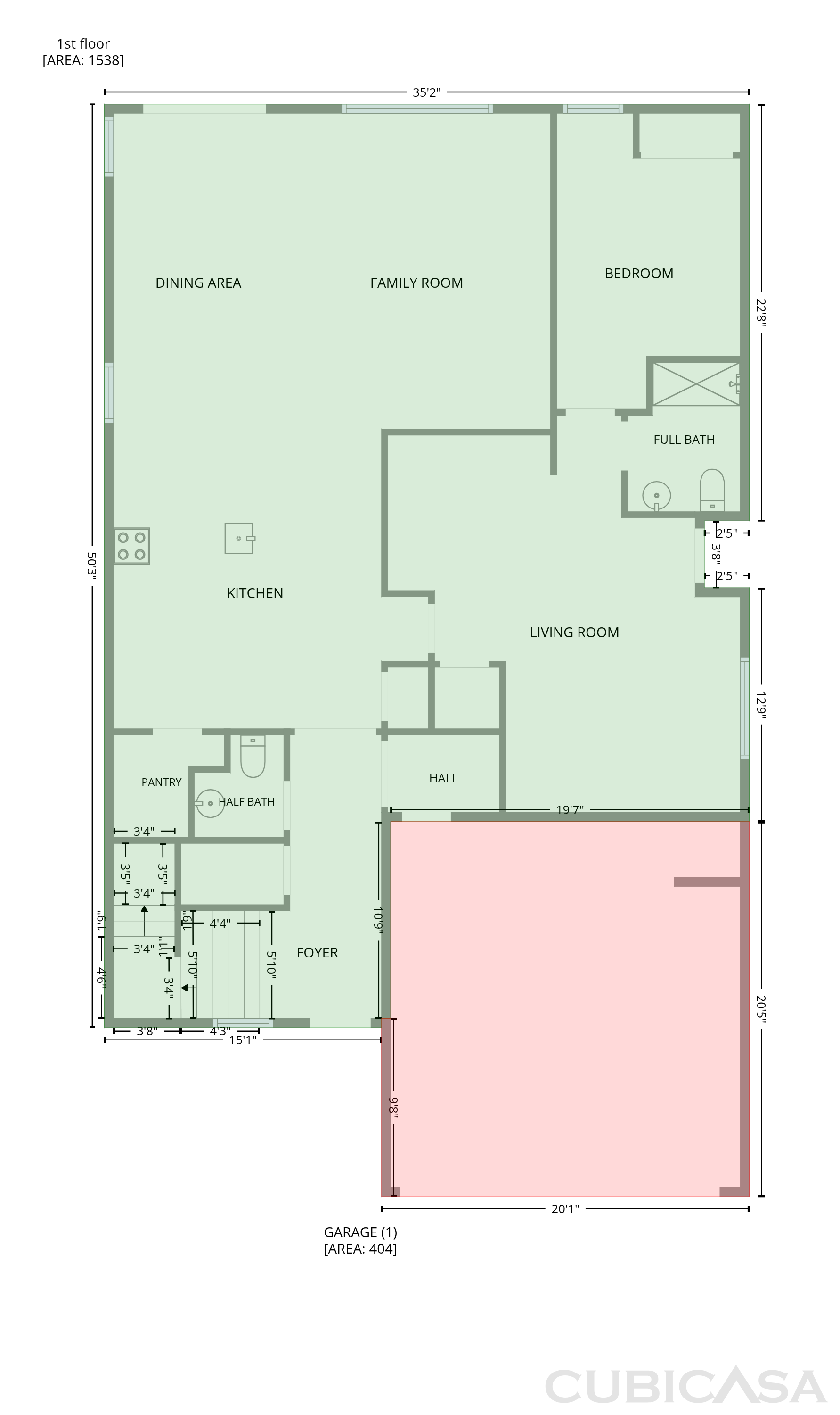 Main Floor of 7904 S Bonanza Park Dr, Tucson, AZ