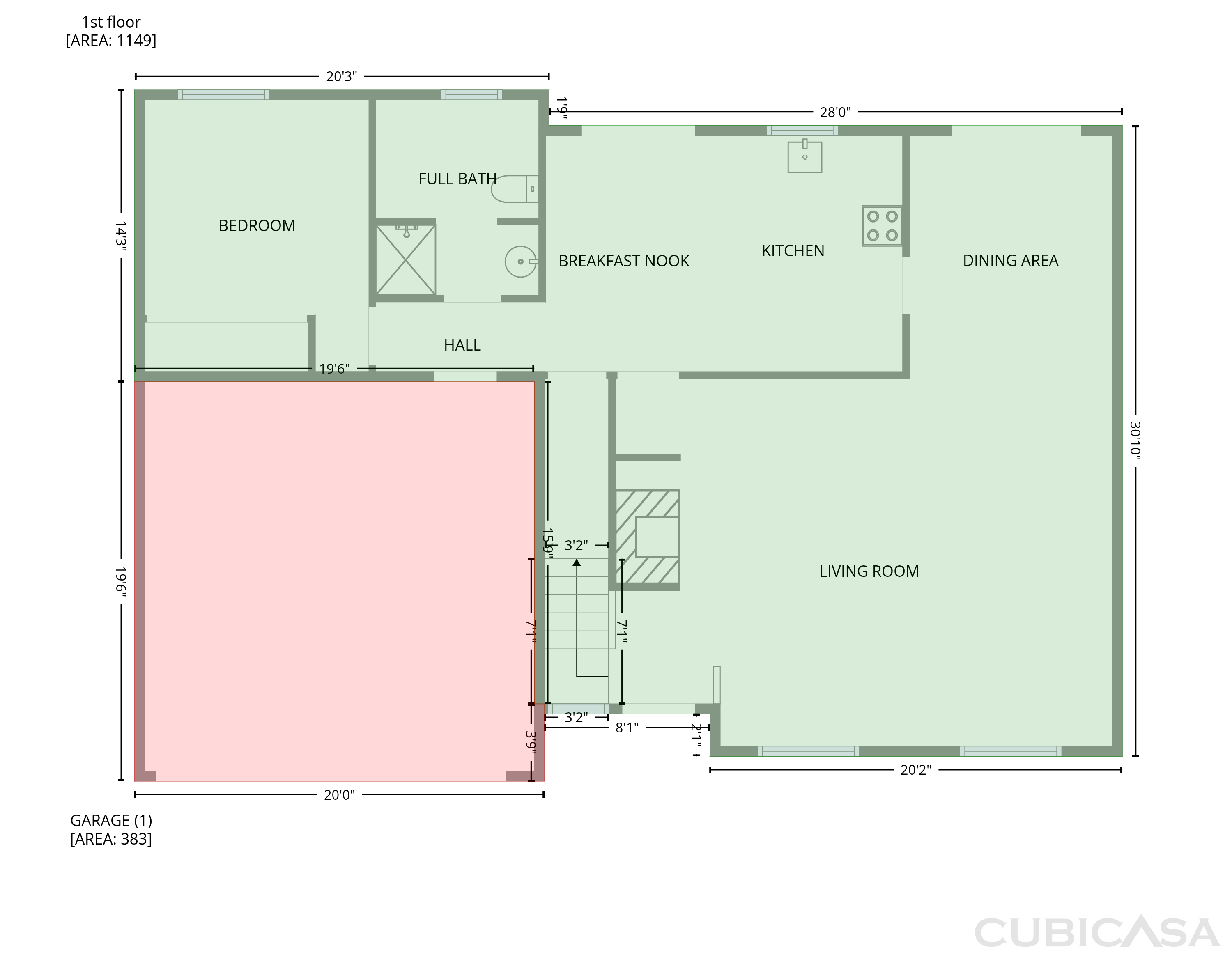 Main Floor of 8382 Chason Rd W, Jacksonville, FL