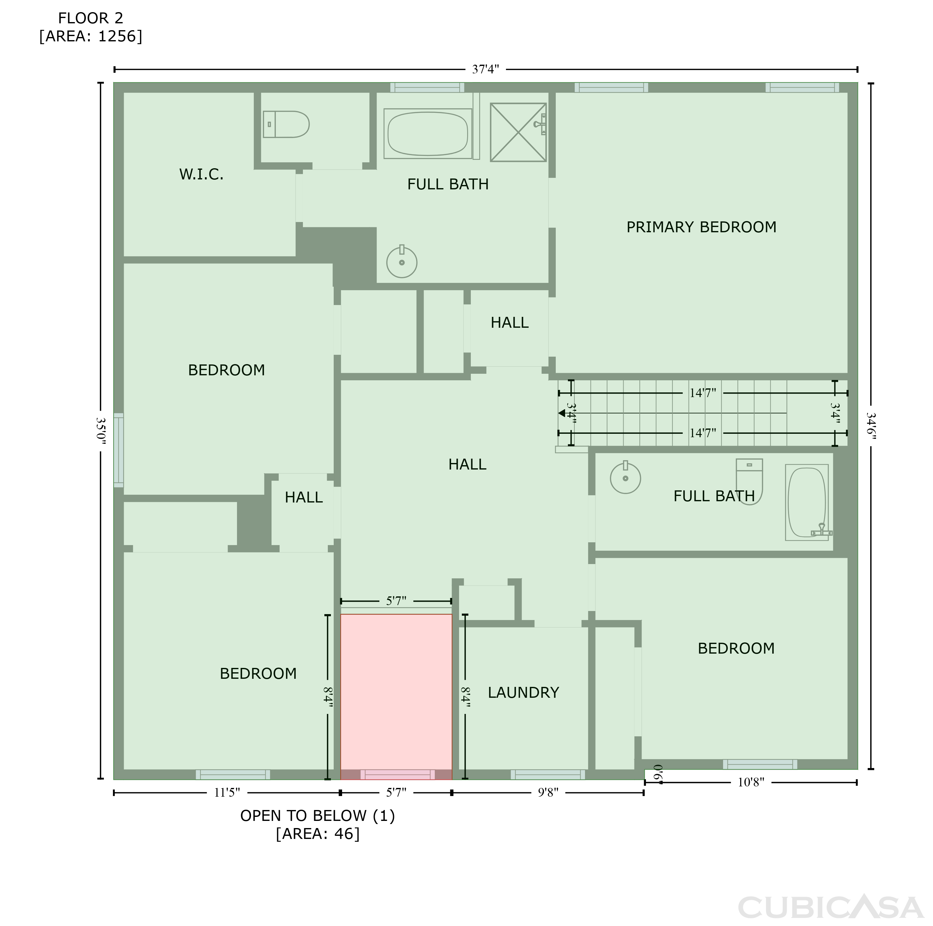 Second Floor of 12981 Dartmore Cir, Alpharetta, GA