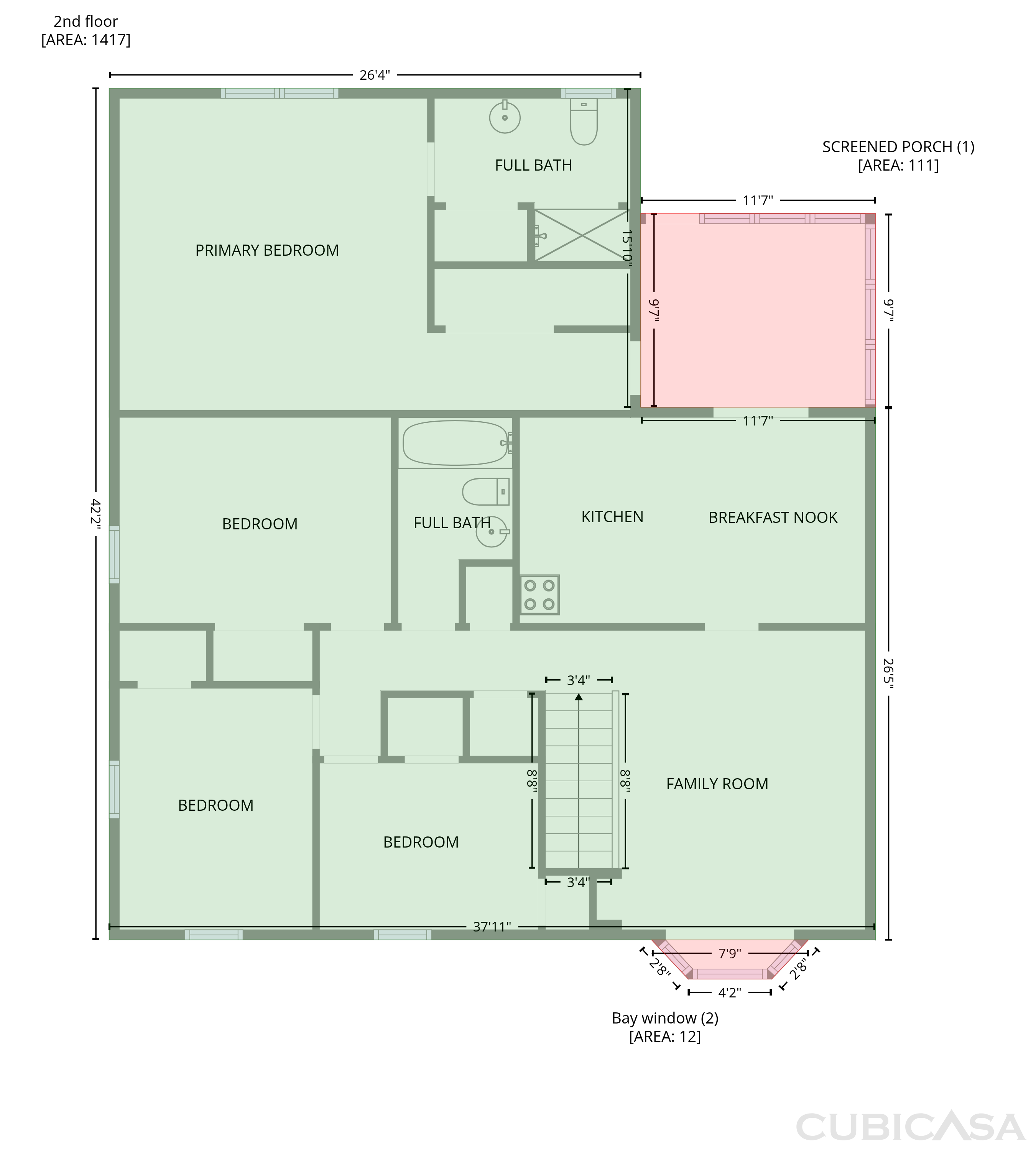 Second Floor of 4916 Longhorn Dr, Woodbridge, VA