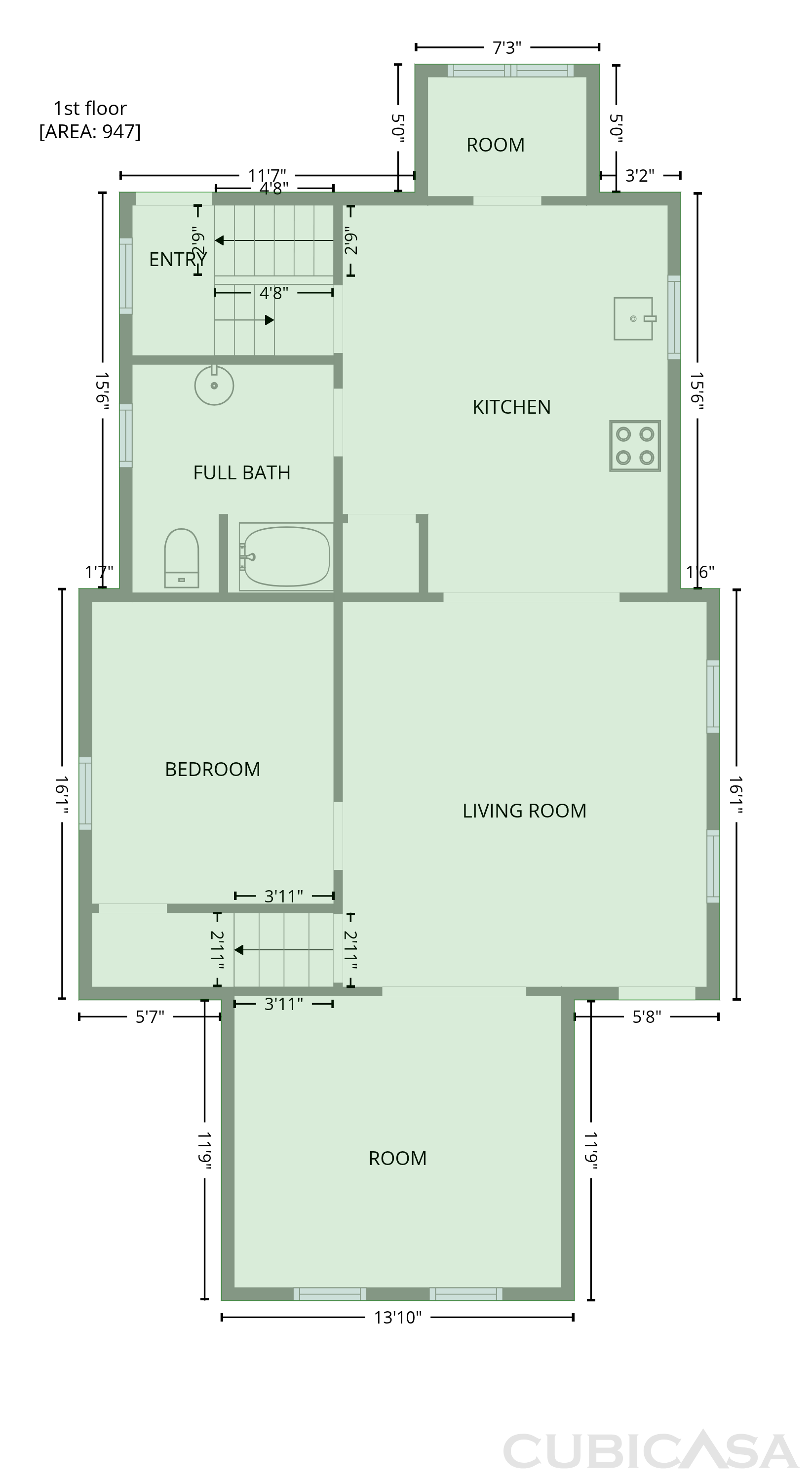 Second Floor of 608 Howland Ave, Toledo, OH