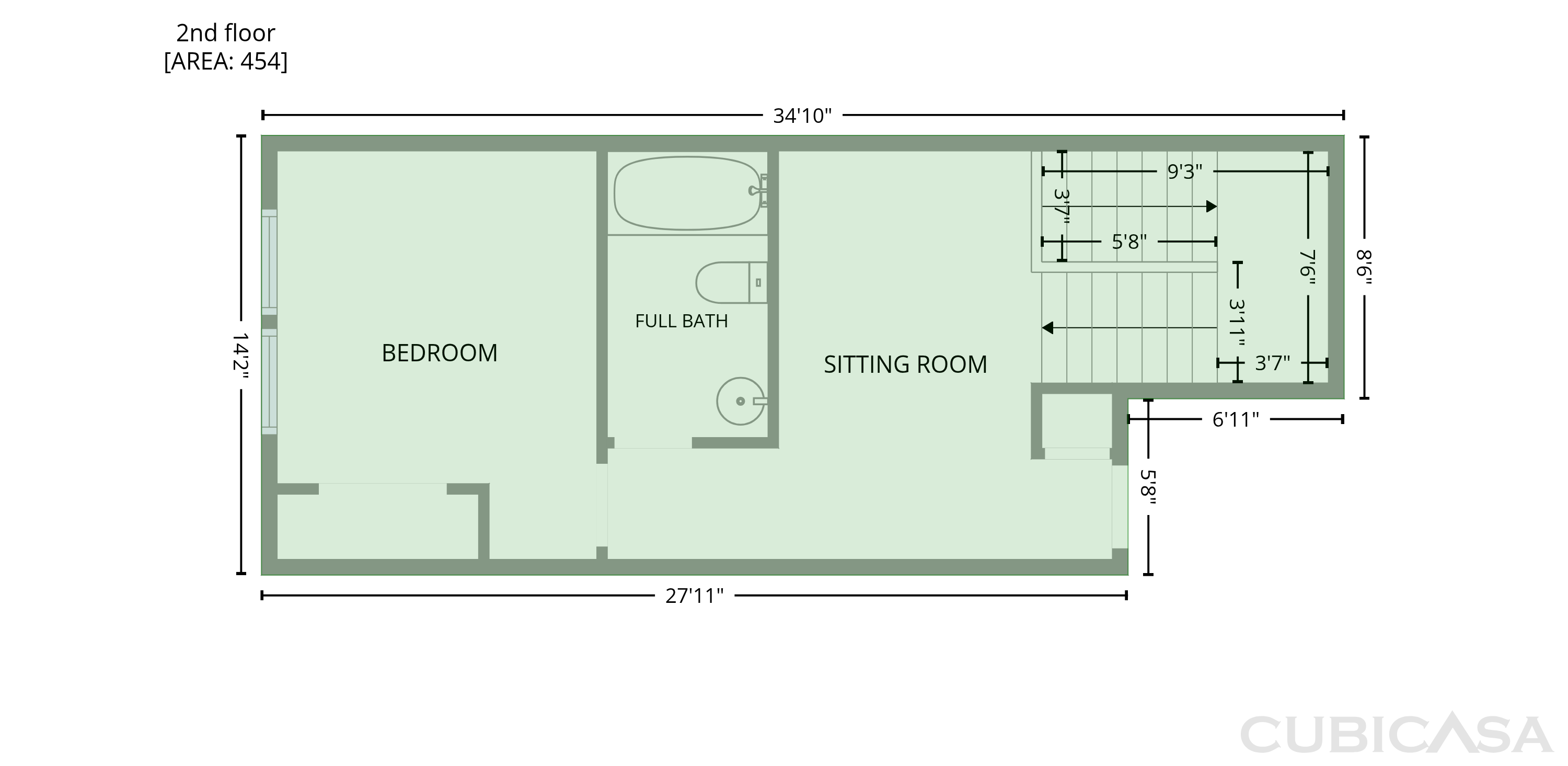 Second Floor of 6044 Blackberry Ridge Ln, Hermitage, TN