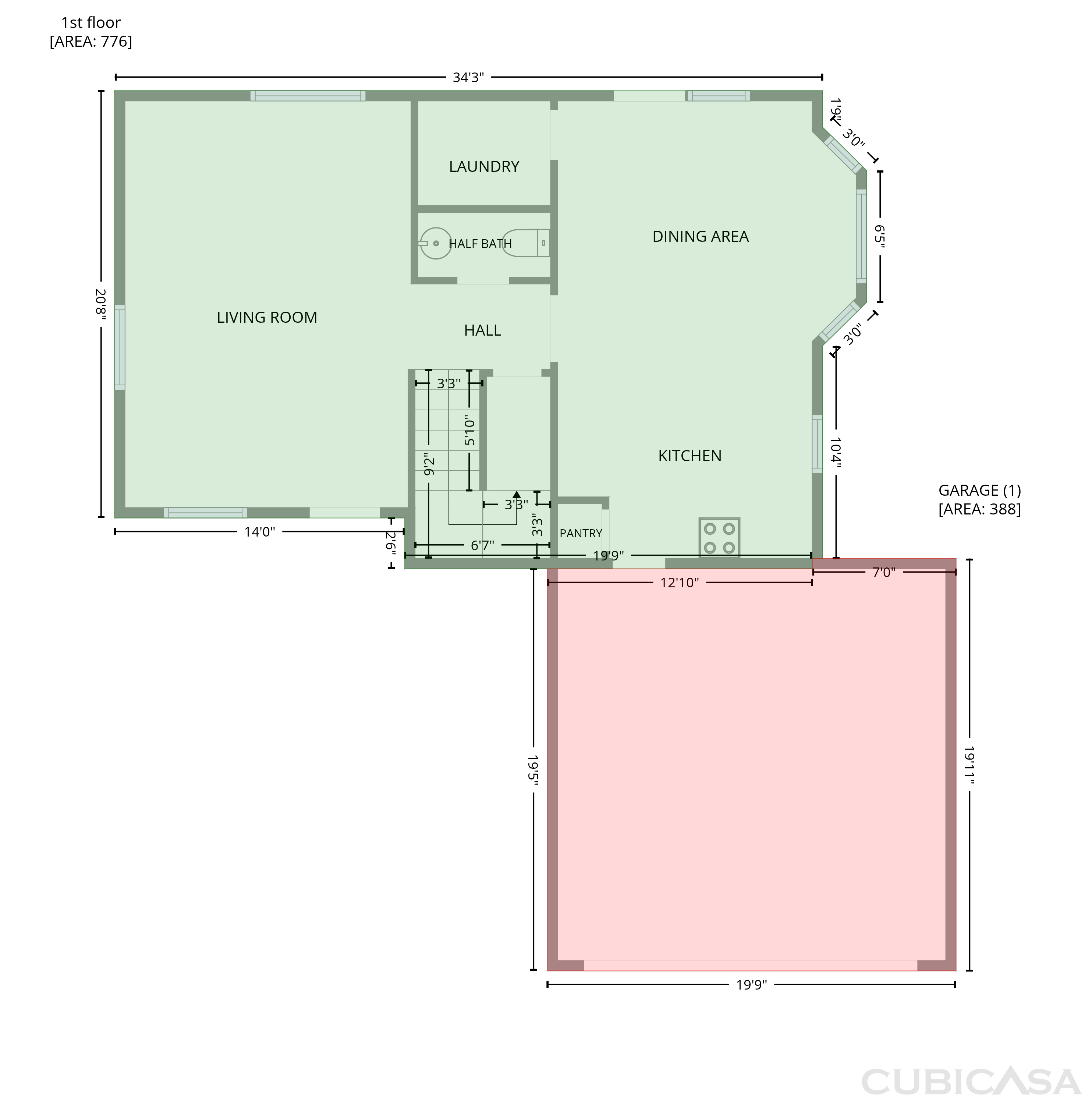 Main Floor of 2722 Quail Oaks Dr, Greensboro, NC