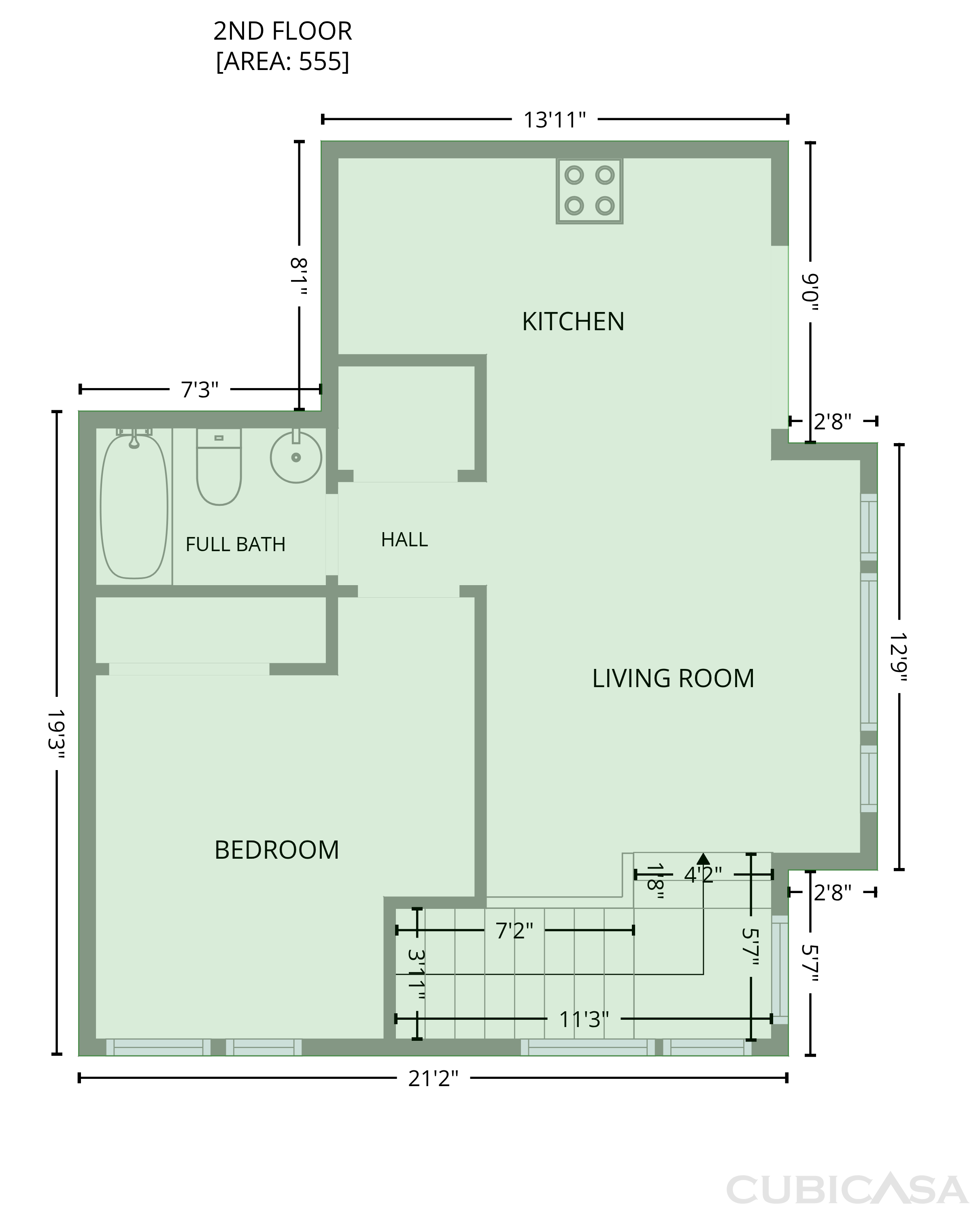 Second Floor of 434 Crate Ave, Sacramento, CA