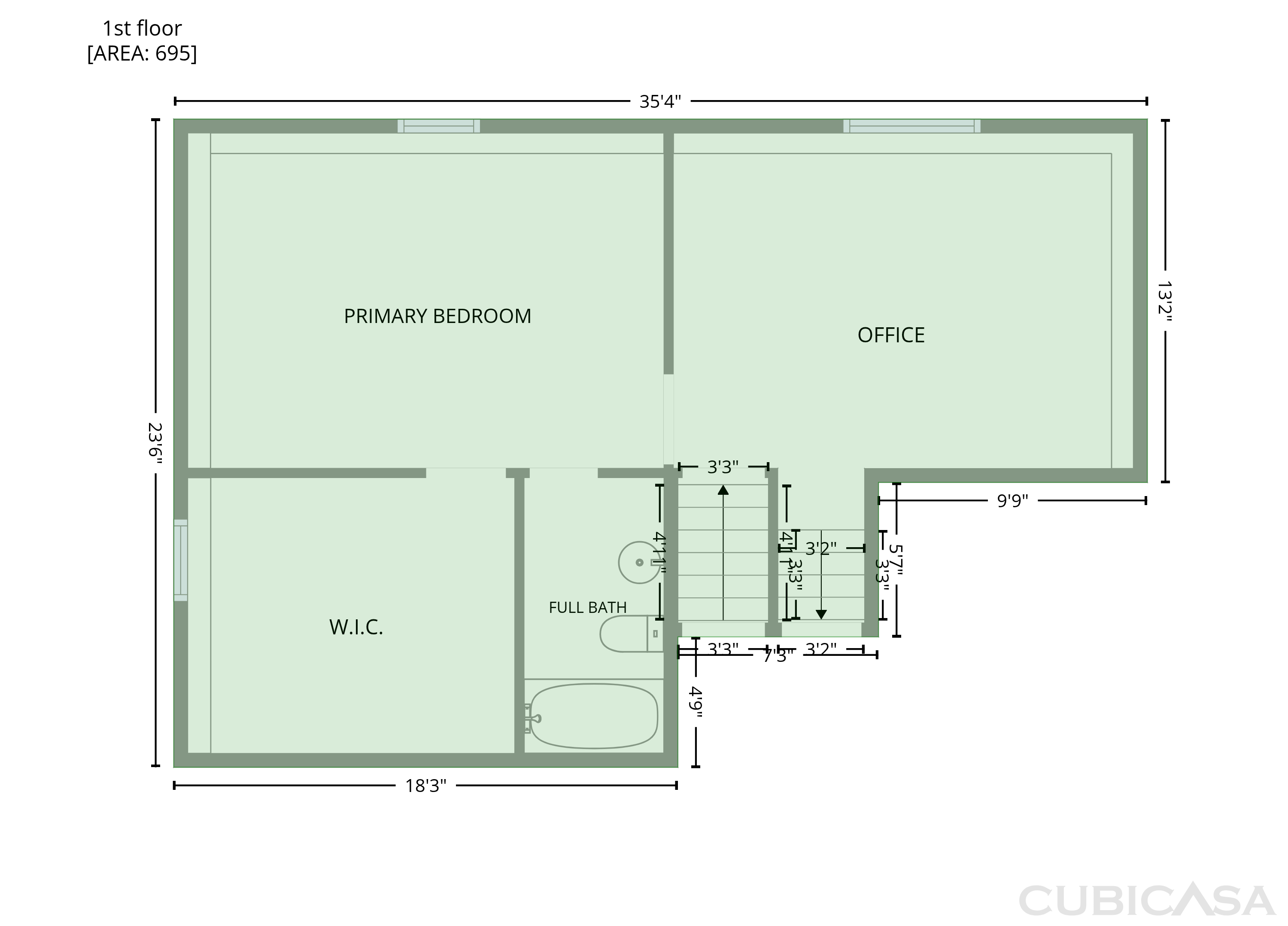 Second Floor of 7537 Fairfield Rd, Brooklyn Park, MN