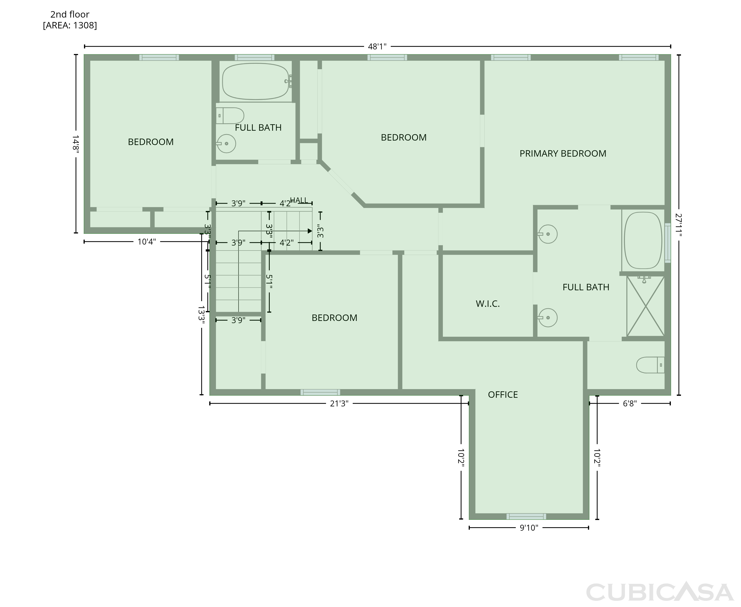 Second Floor of 152 Woodcote Dr, Gaston, SC