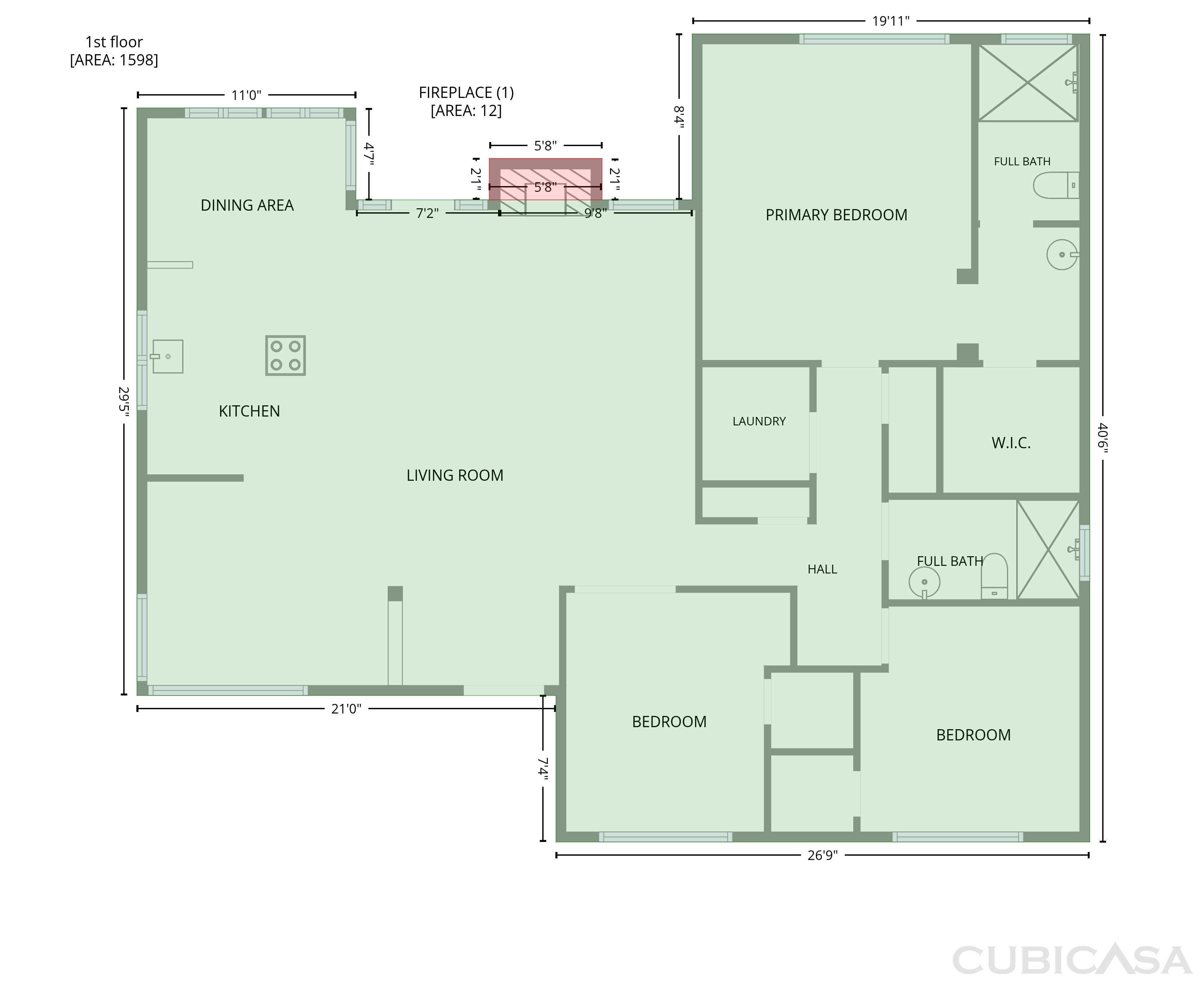 Main Floor of 301 Hillside Ct, Garland, TX