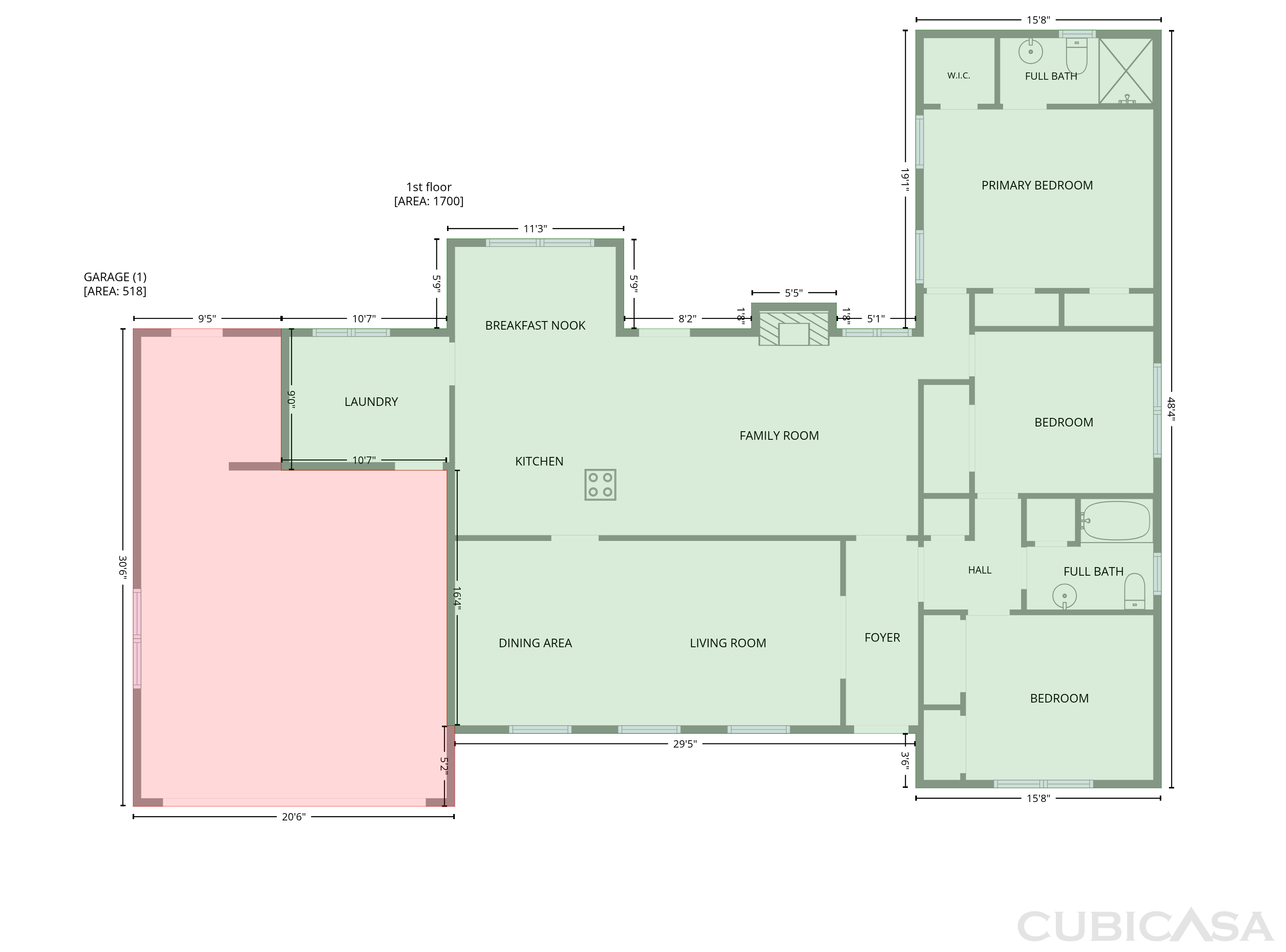 Main Floor of 1210 Arbor Ave SW, Decatur, AL
