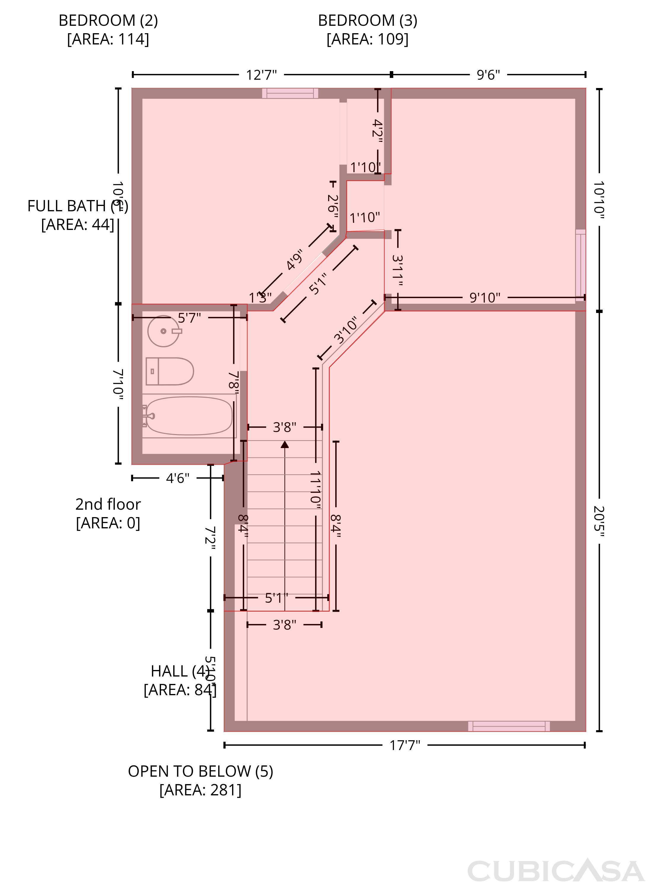 Second Floor of 1337 Parkside Club Dr, Lawrenceville, GA