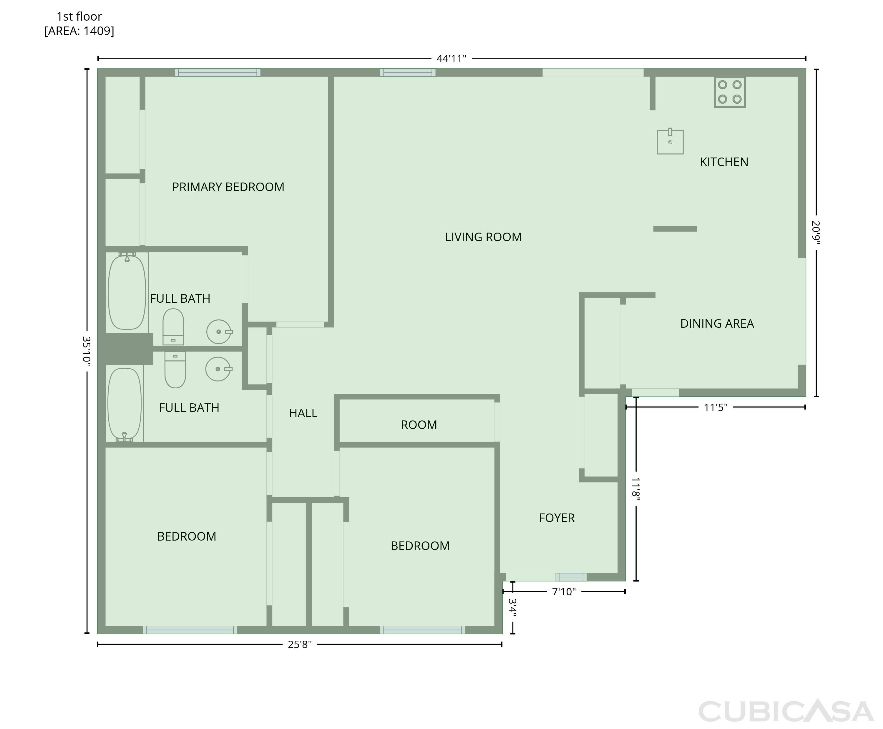 Main Floor of 3512 Portsmouth Dr, Zion, IL