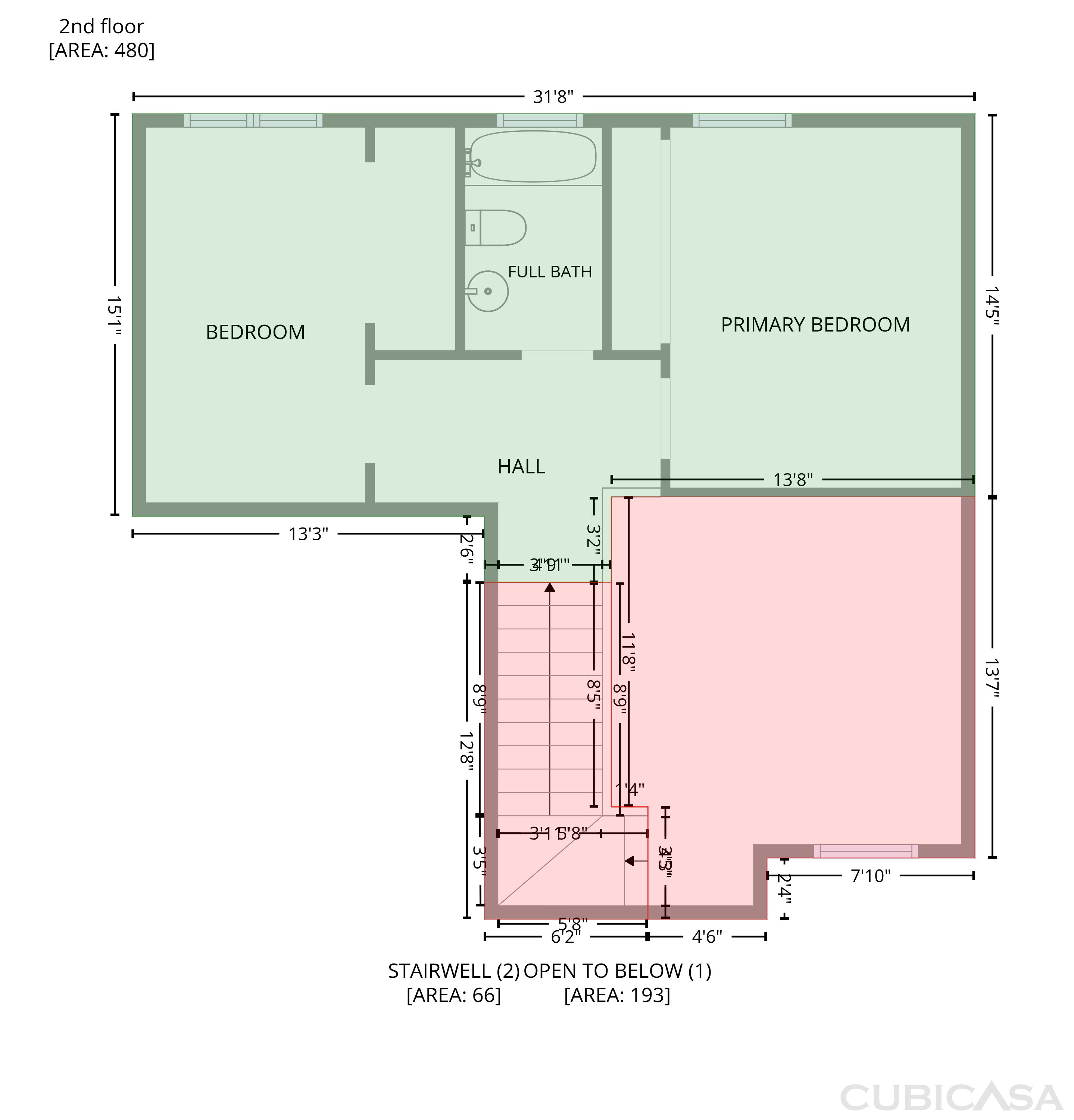 Second Floor of 804 Thomas Bay Ct, Antioch, TN