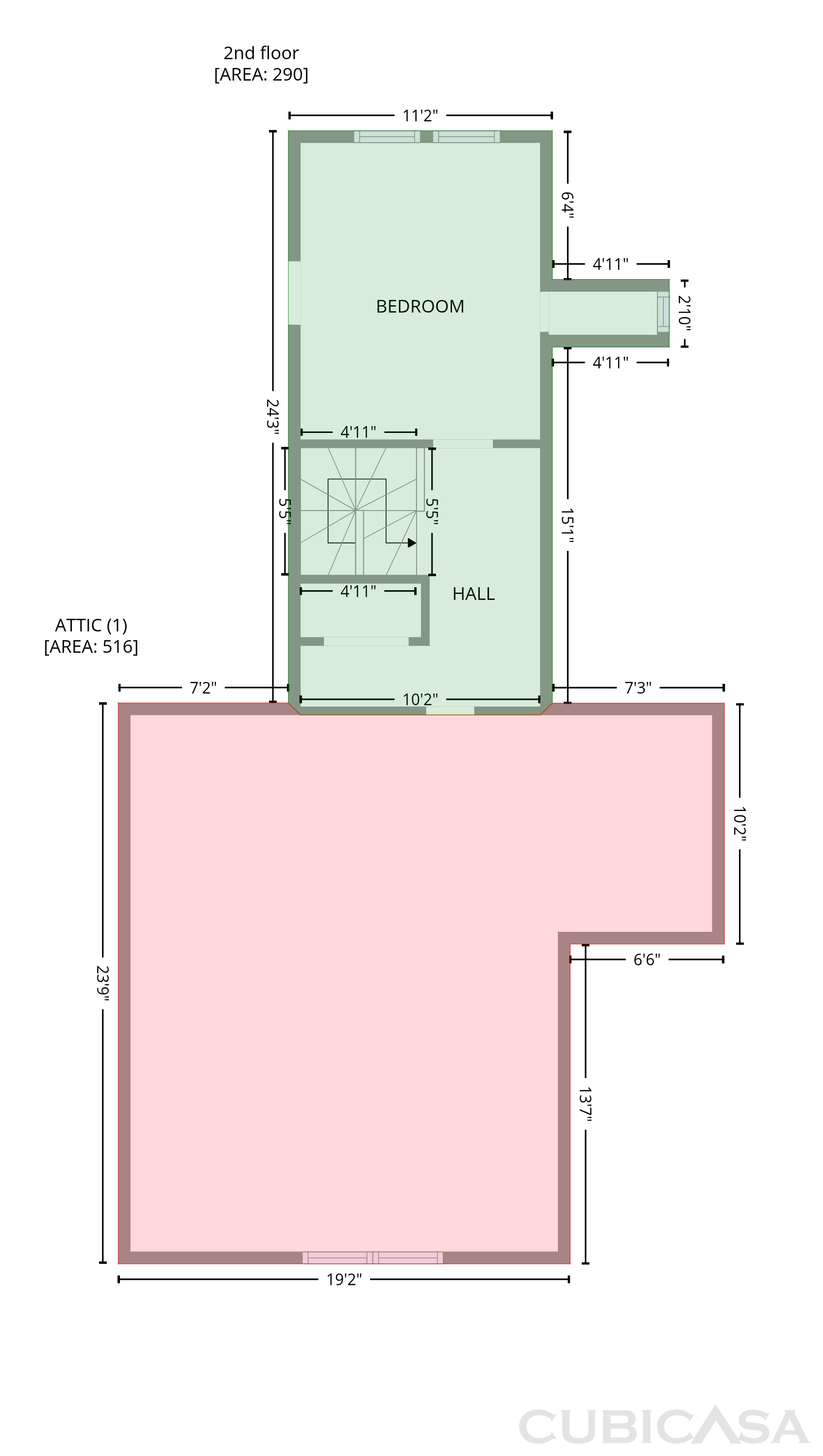Second Floor of 3210 San Jose Way, Sacramento, CA