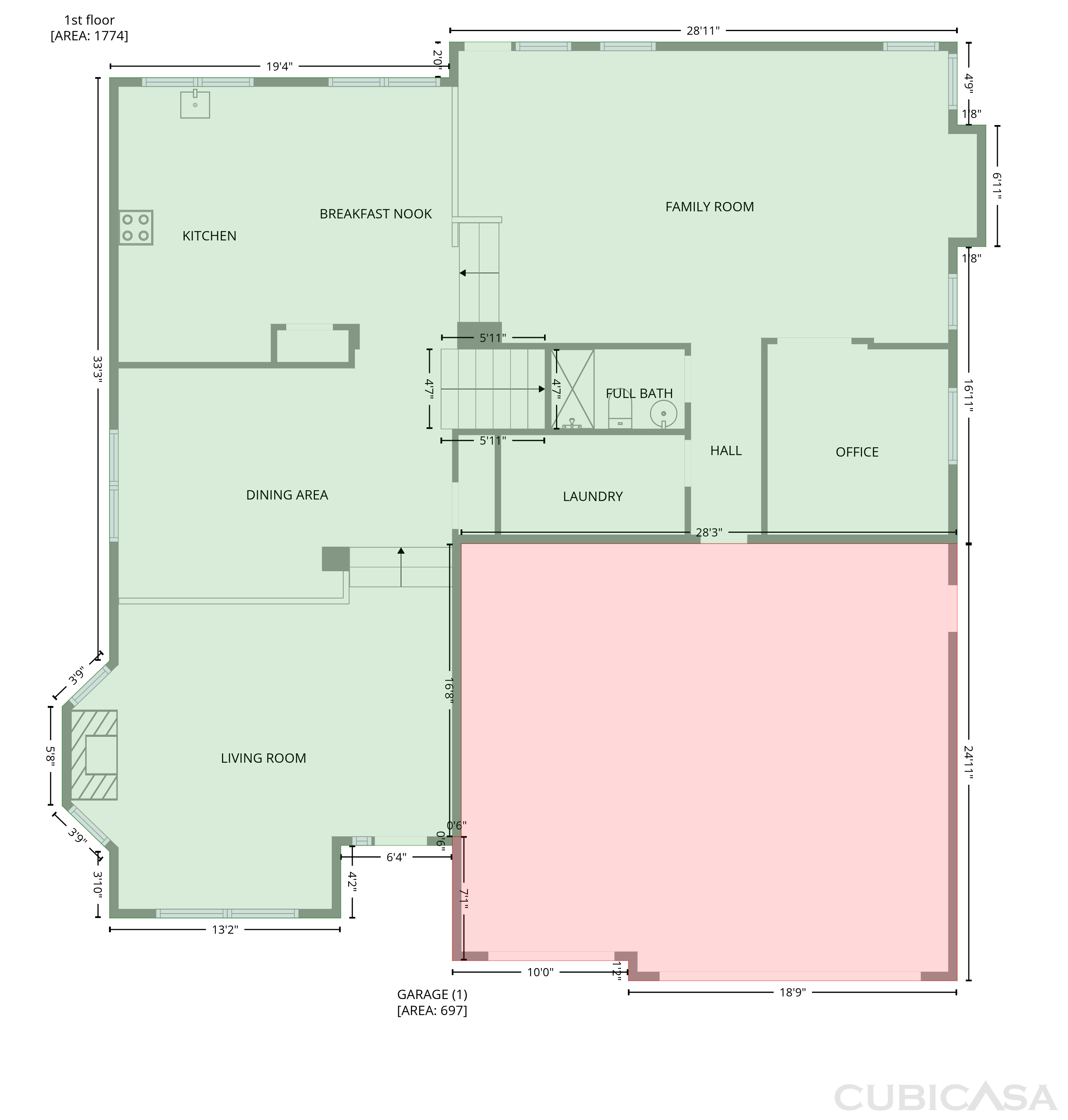 Main Floor of 2113 W Eagle Feather Rd, Phoenix, AZ