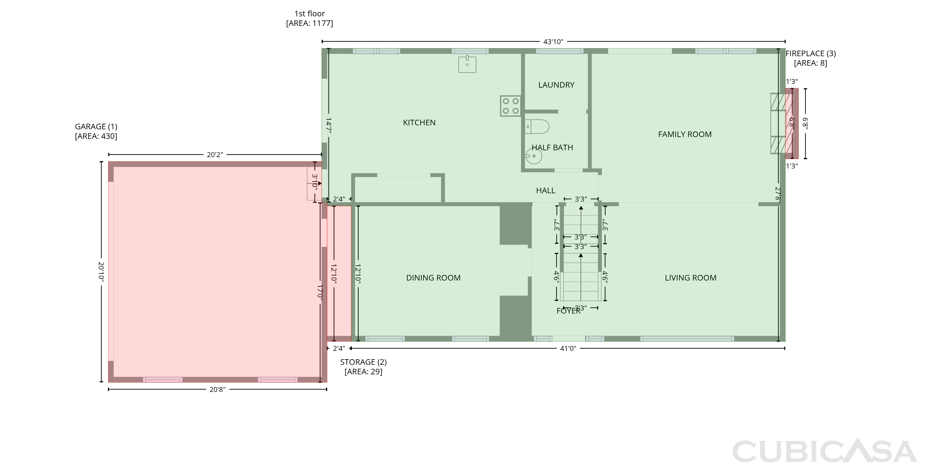 Second Floor of 1772 Huntingford Dr, Marietta, GA