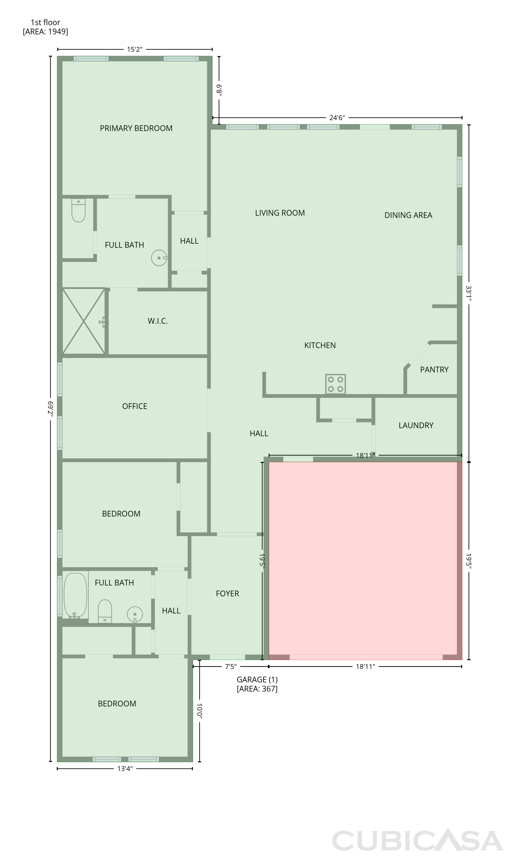 Main Floor of 3024 Paradise Capri Dr, Katy, TX