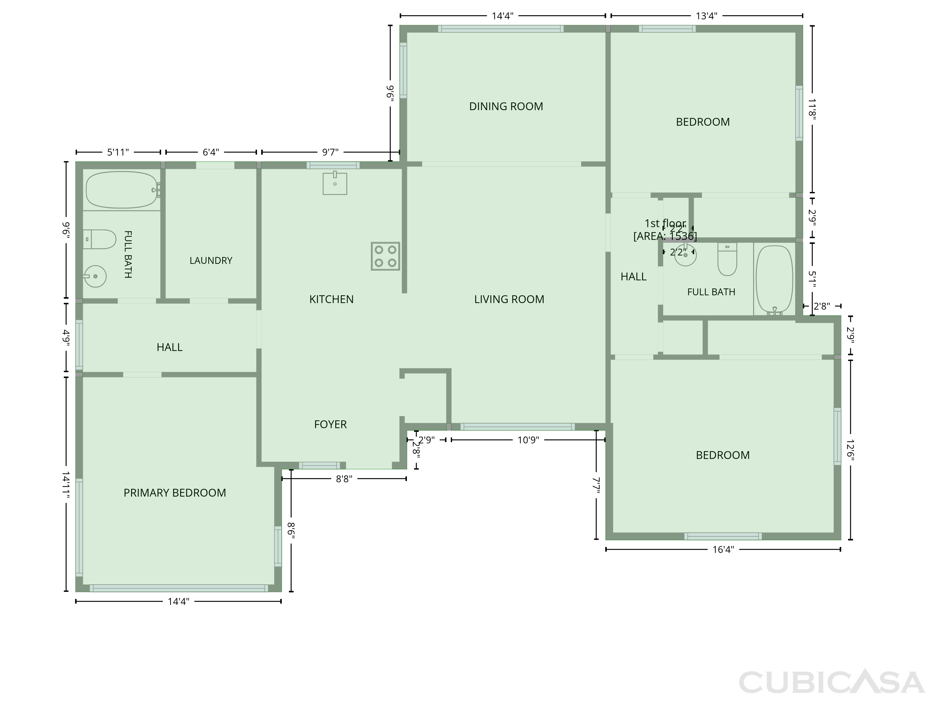 Main Floor of 316 E Walnut St, Avon Park, FL