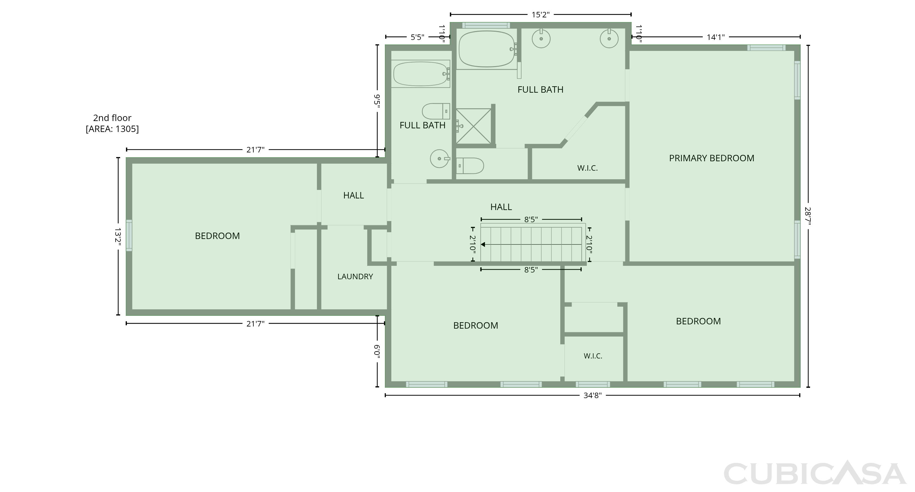 Second Floor of 506 Fox Hollow Ln, Mills River, NC