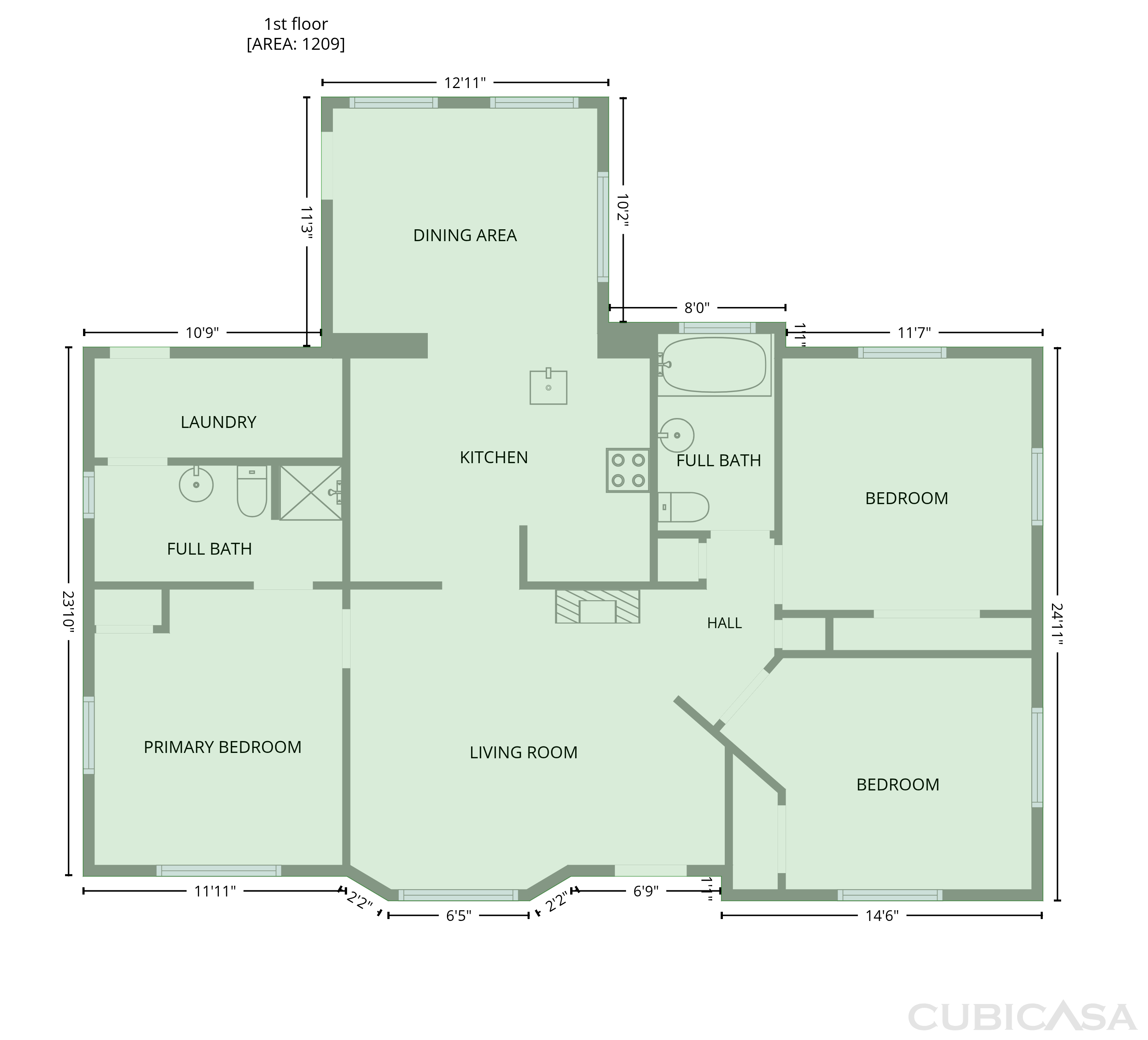 Main Floor of 117 66th Ave W, Bradenton, FL