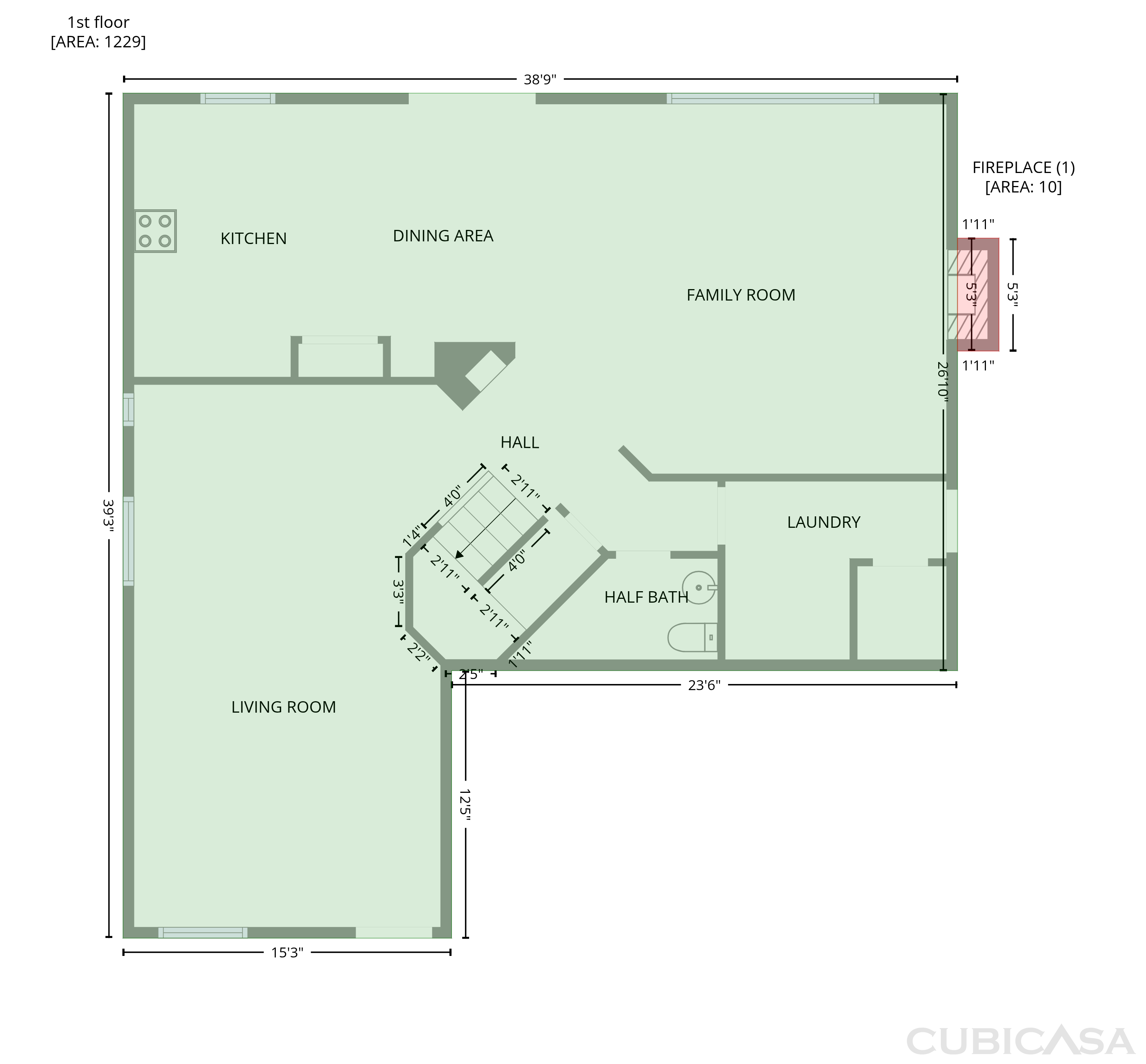 Main Floor of 1371 N Concord Ave, Chandler, AZ