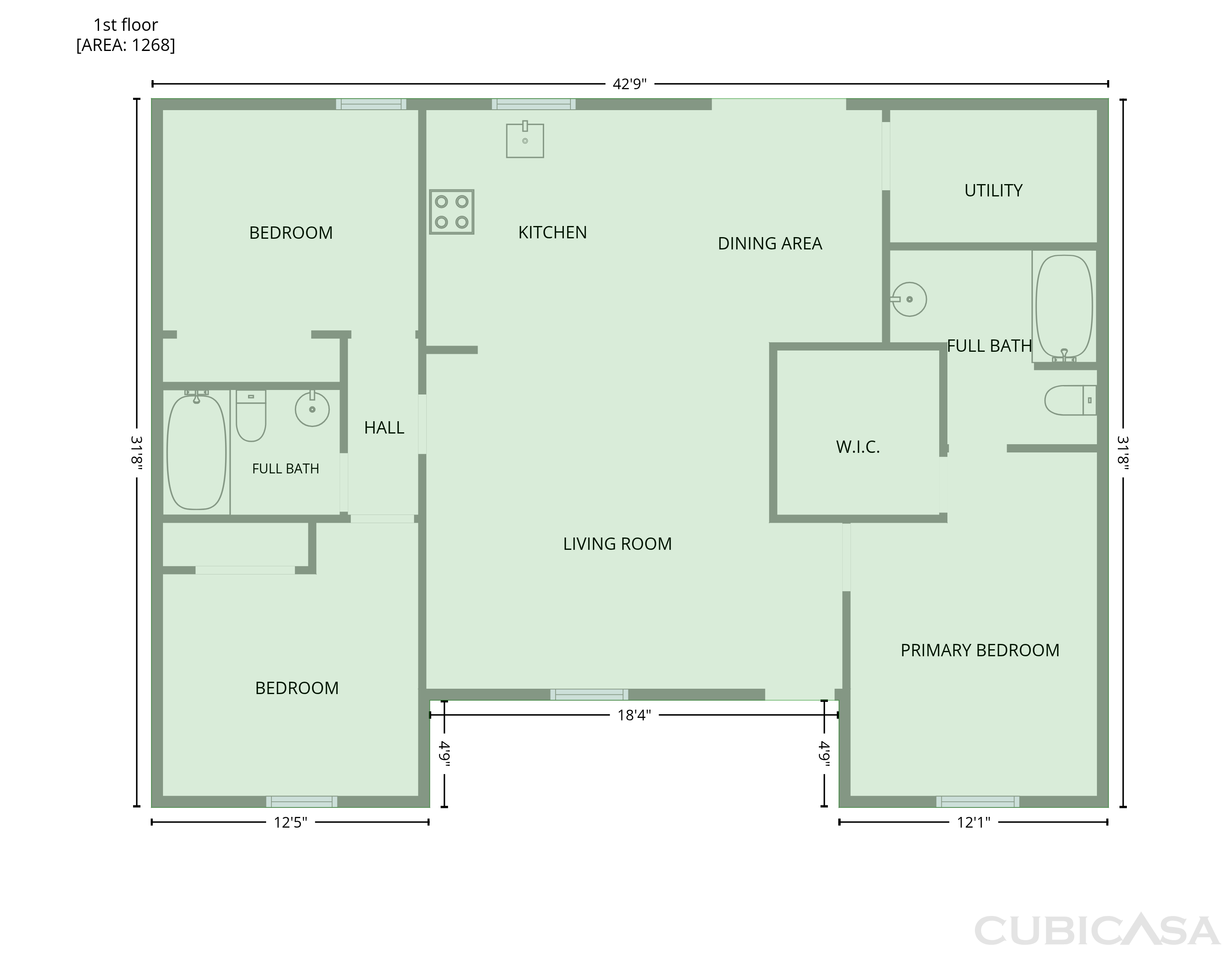 Main Floor of 25 Beechnut Ct, Franklinton, NC