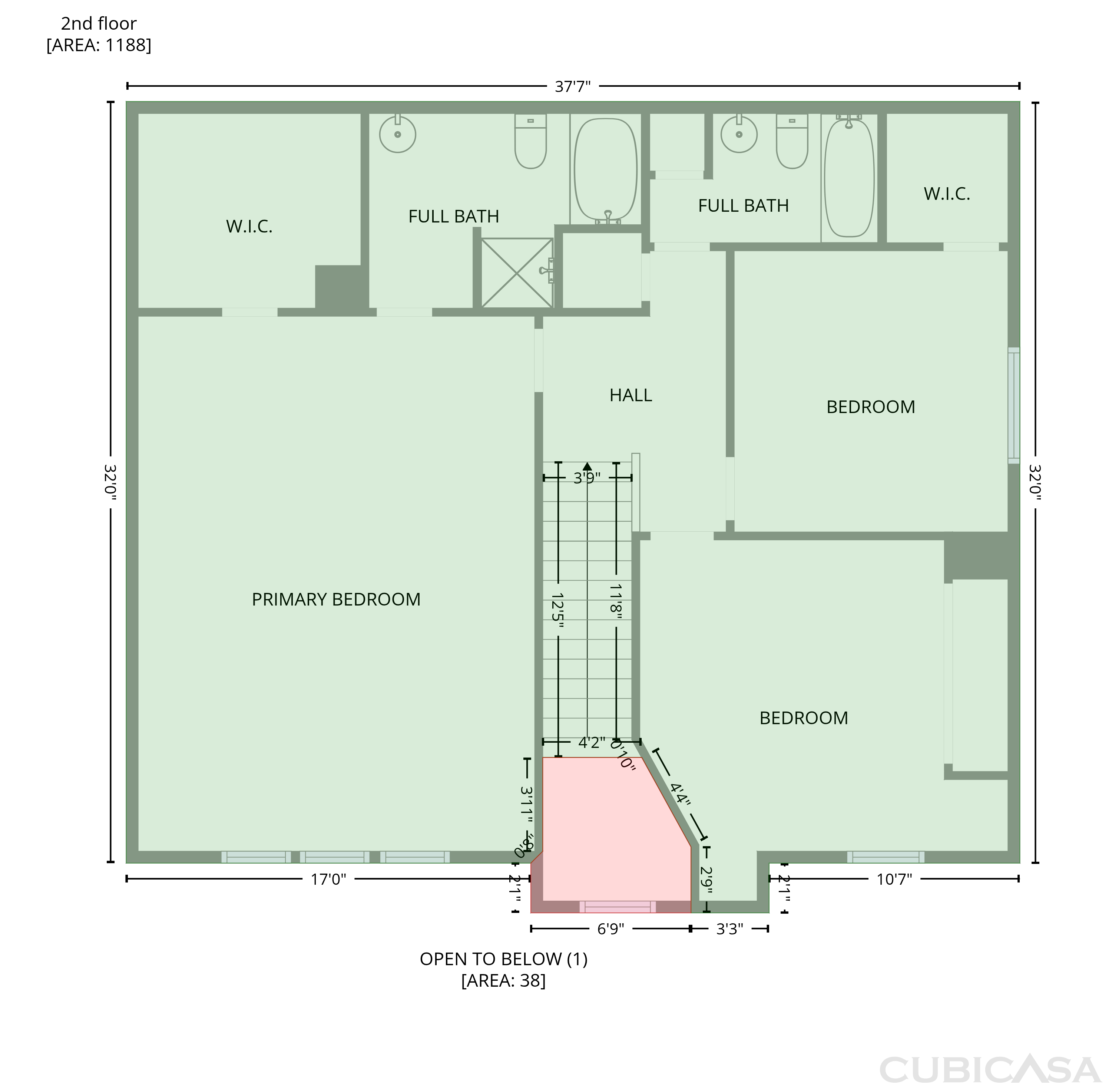 Second Floor of 8506 Sunset Canyon Dr, Temple, TX