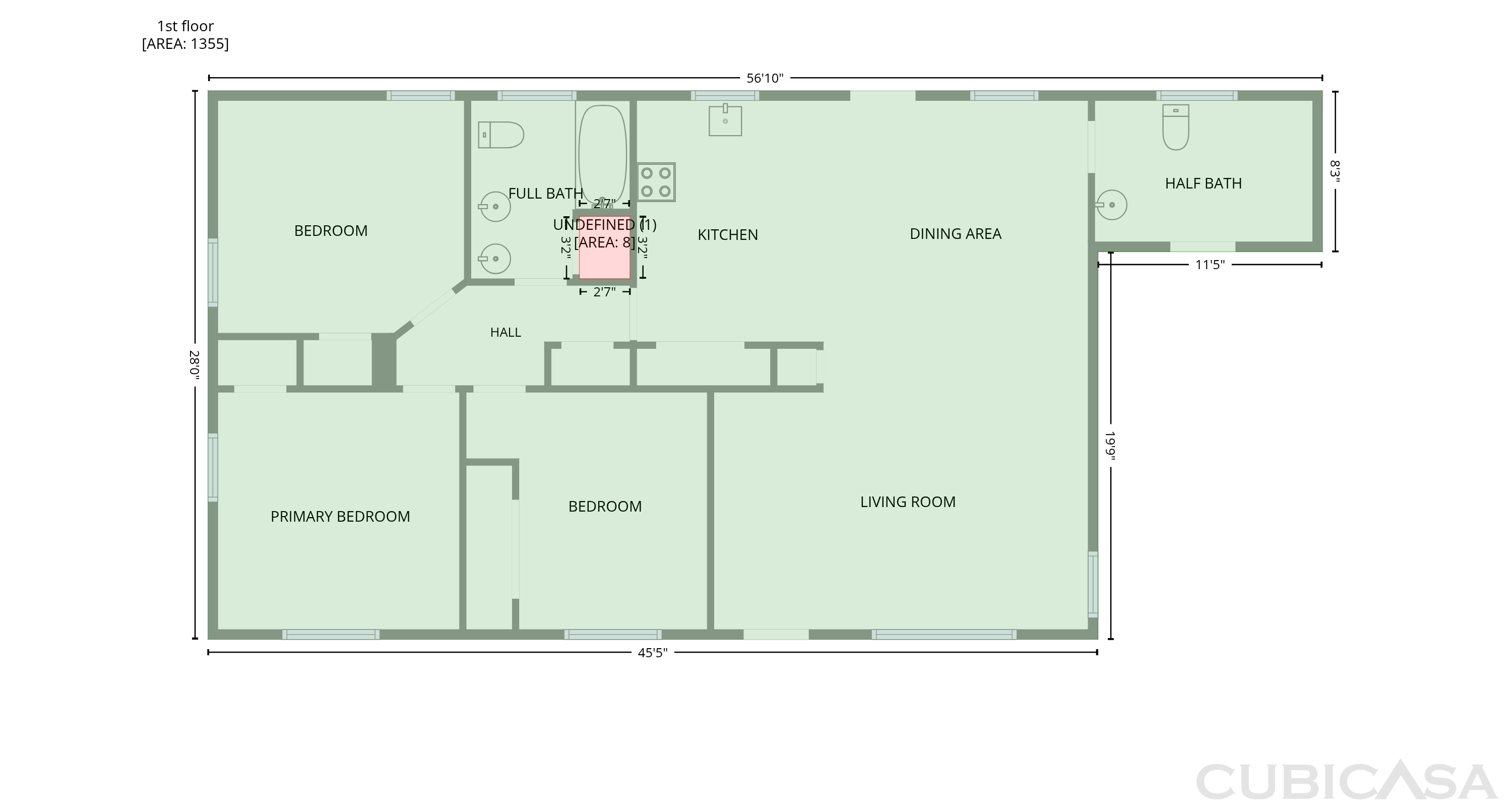 Main Floor of 422 W Main St, Adamsville, TN