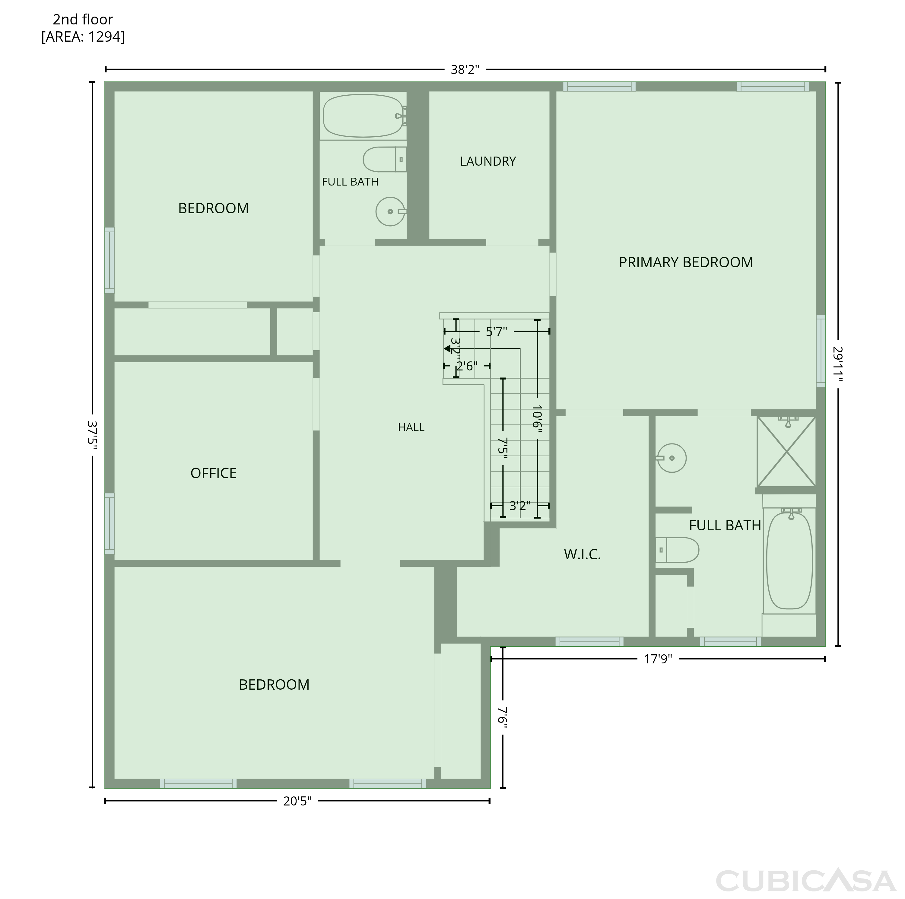 Second Floor of 229 Delview Dr, Cherryville, NC