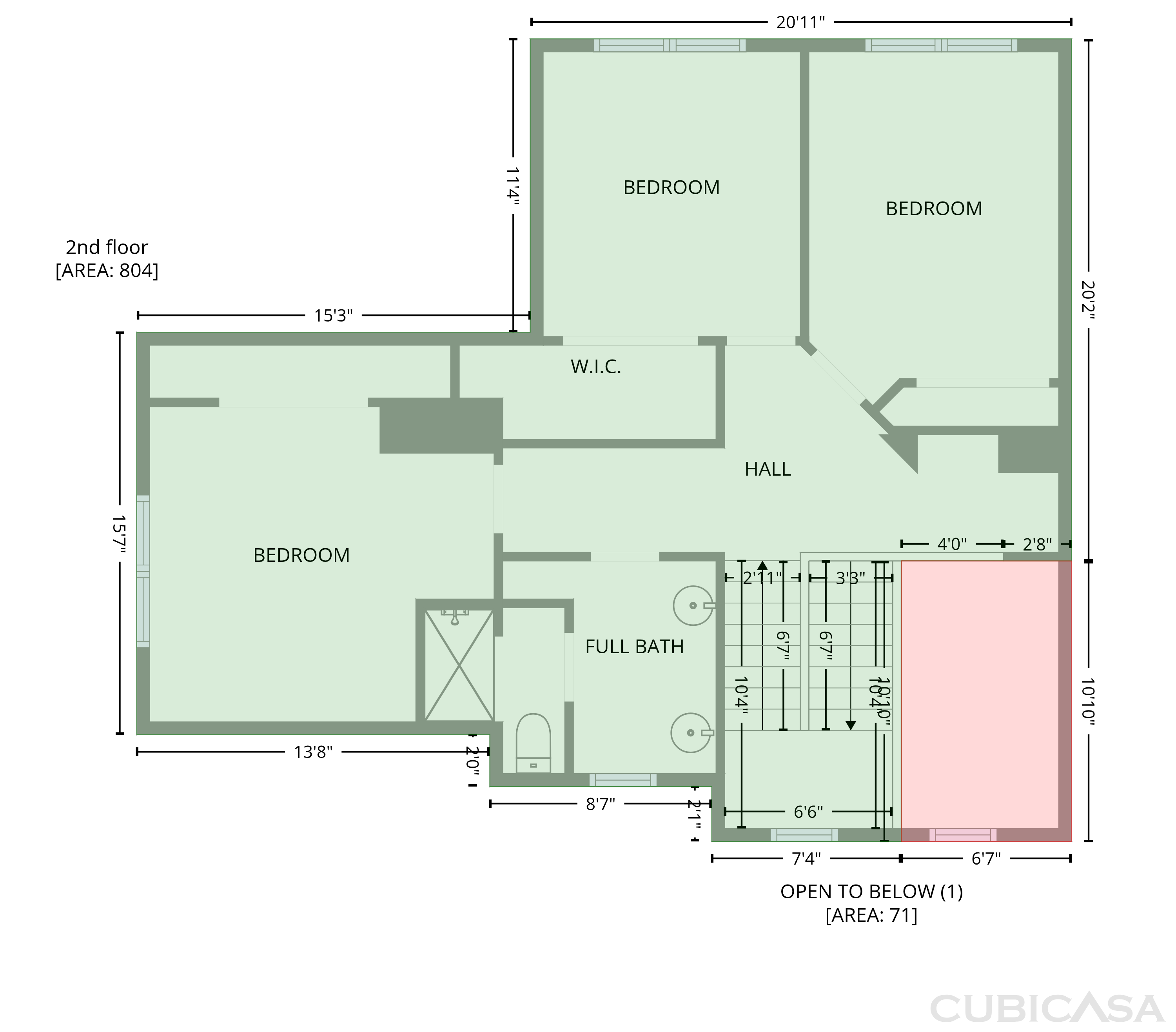 Second Floor of 2983 Boulder Walk Ct SE, Atlanta, GA