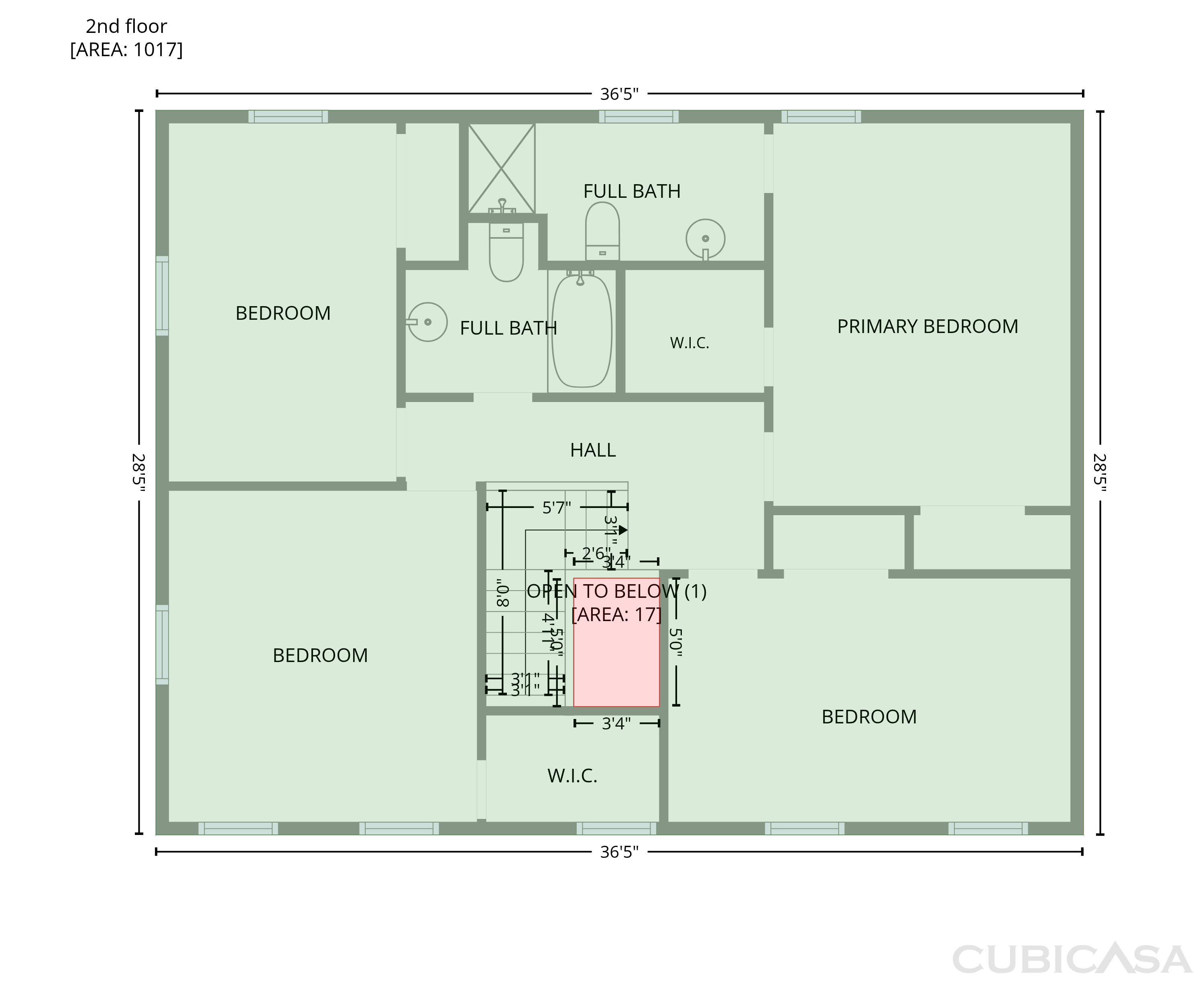 Second Floor of 7625 Combs Rd, Indianapolis, IN