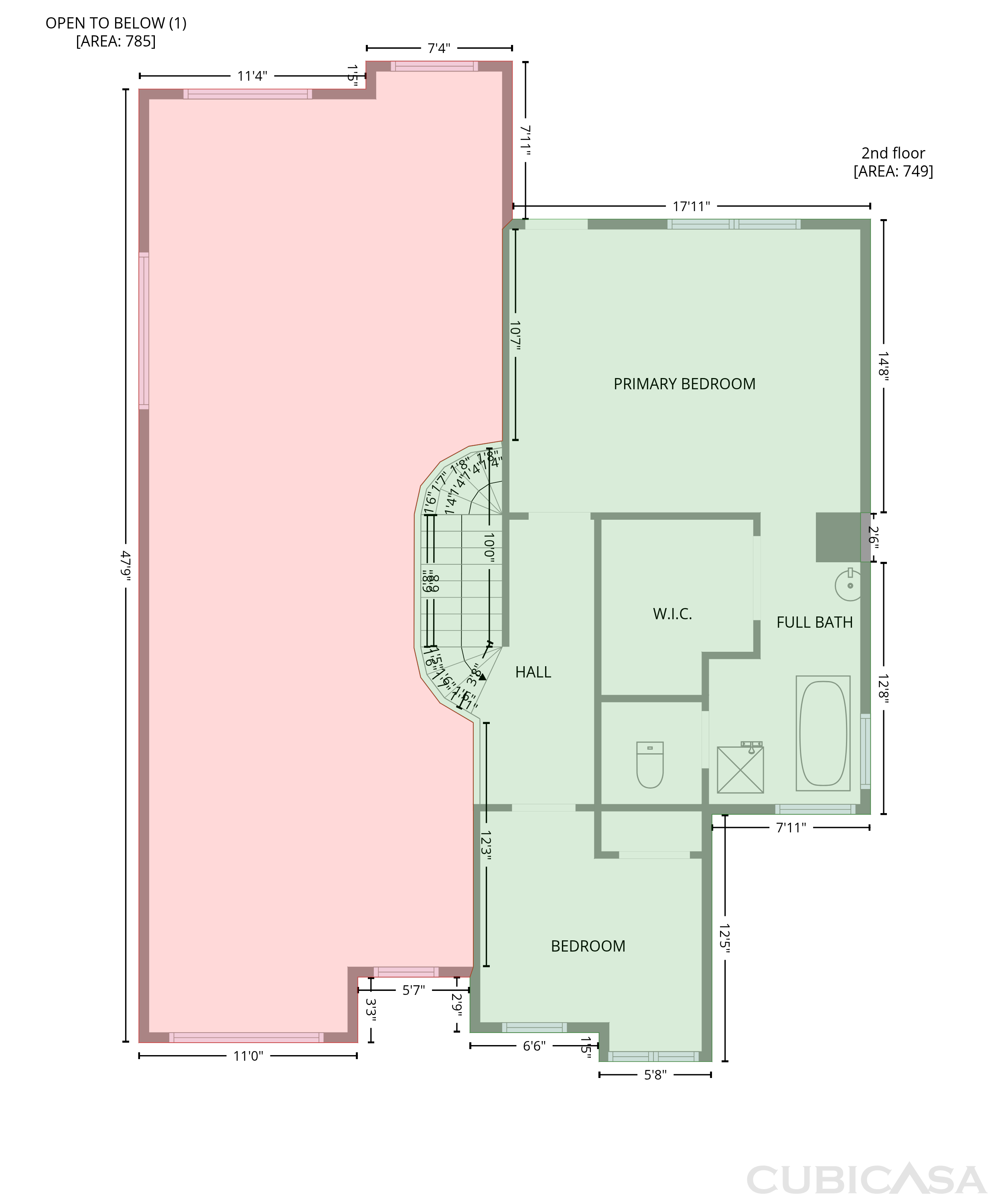 Second Floor of 5997 N Moon Crest Dr, Tucson, AZ