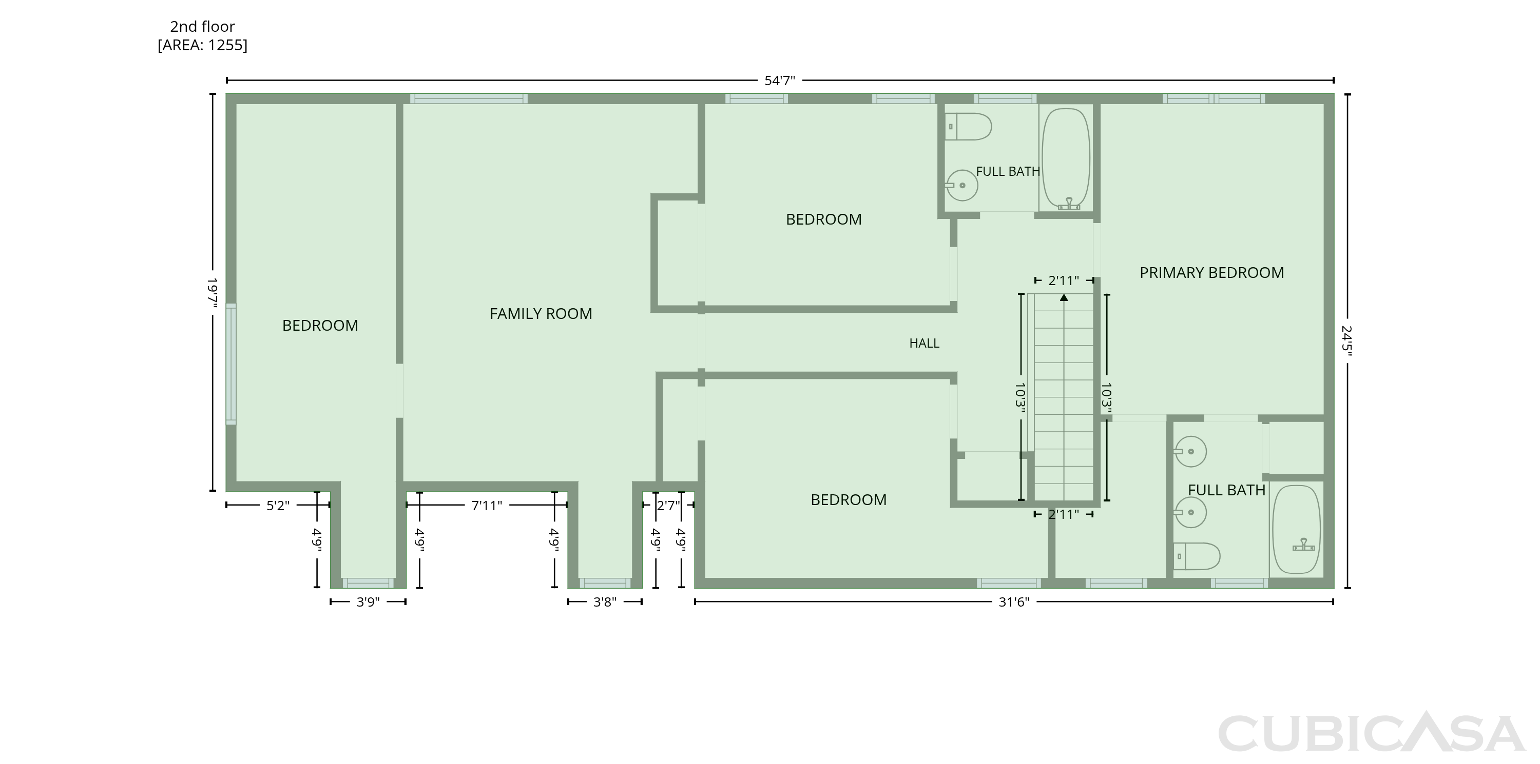Second Floor of 255 Rocky Point Ct, Fuquay Varina, NC