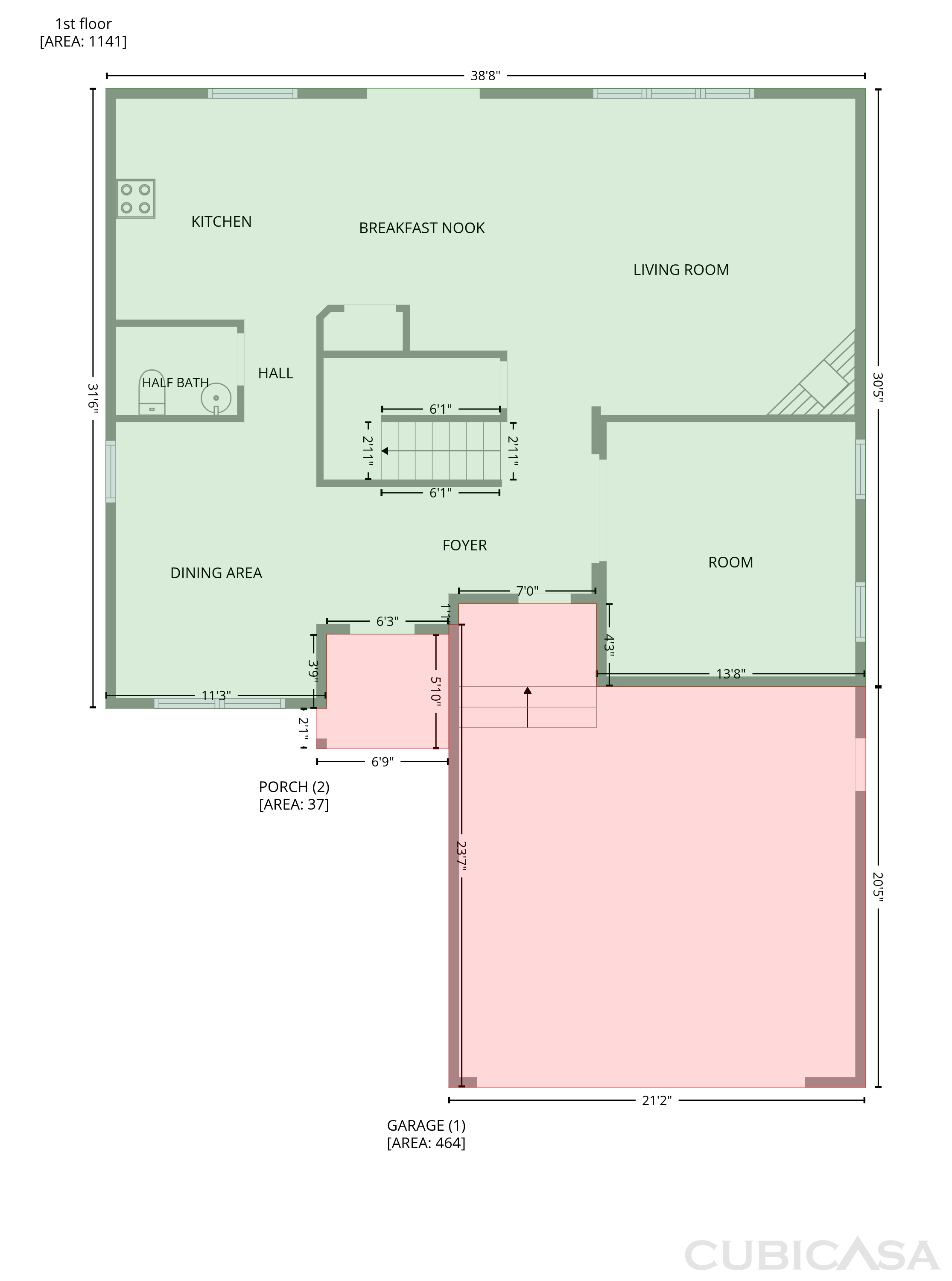 Main Floor of 34050 SE Sturgeon St, Scappoose, OR