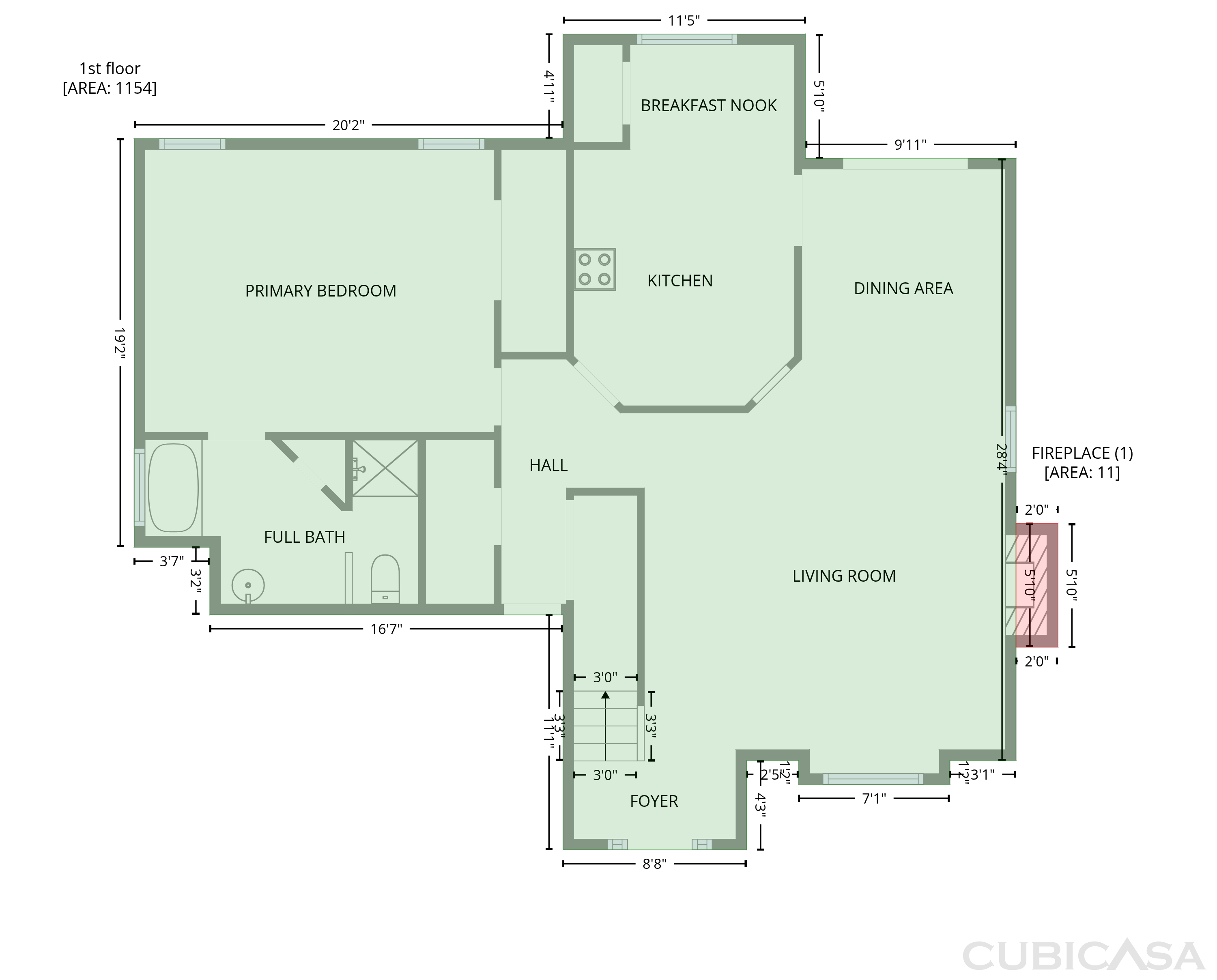 Main Floor of 136 Arbor Chase Pkwy, Rockmart, GA