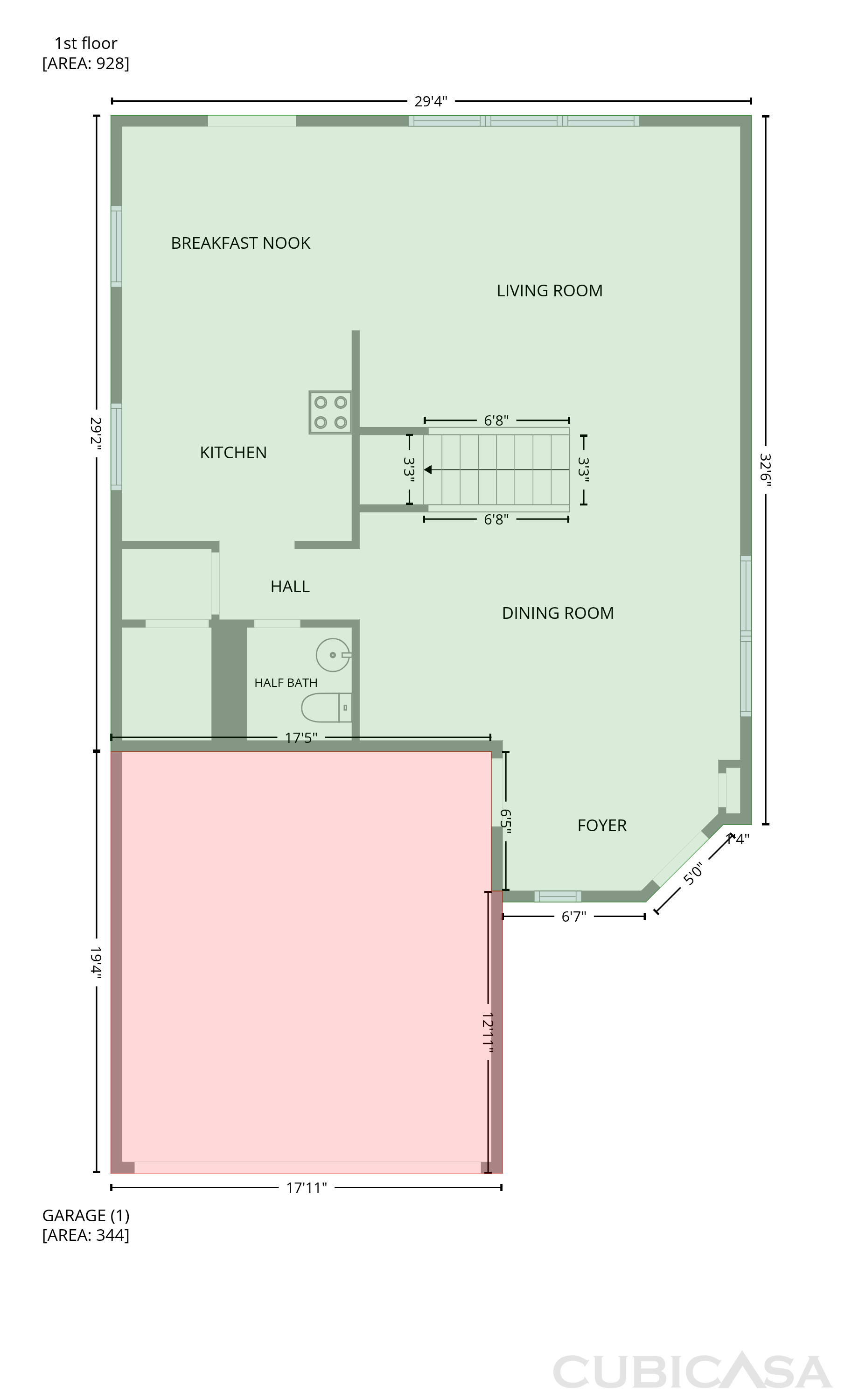 Main Floor of 4468 Norfleet St, Concord, NC
