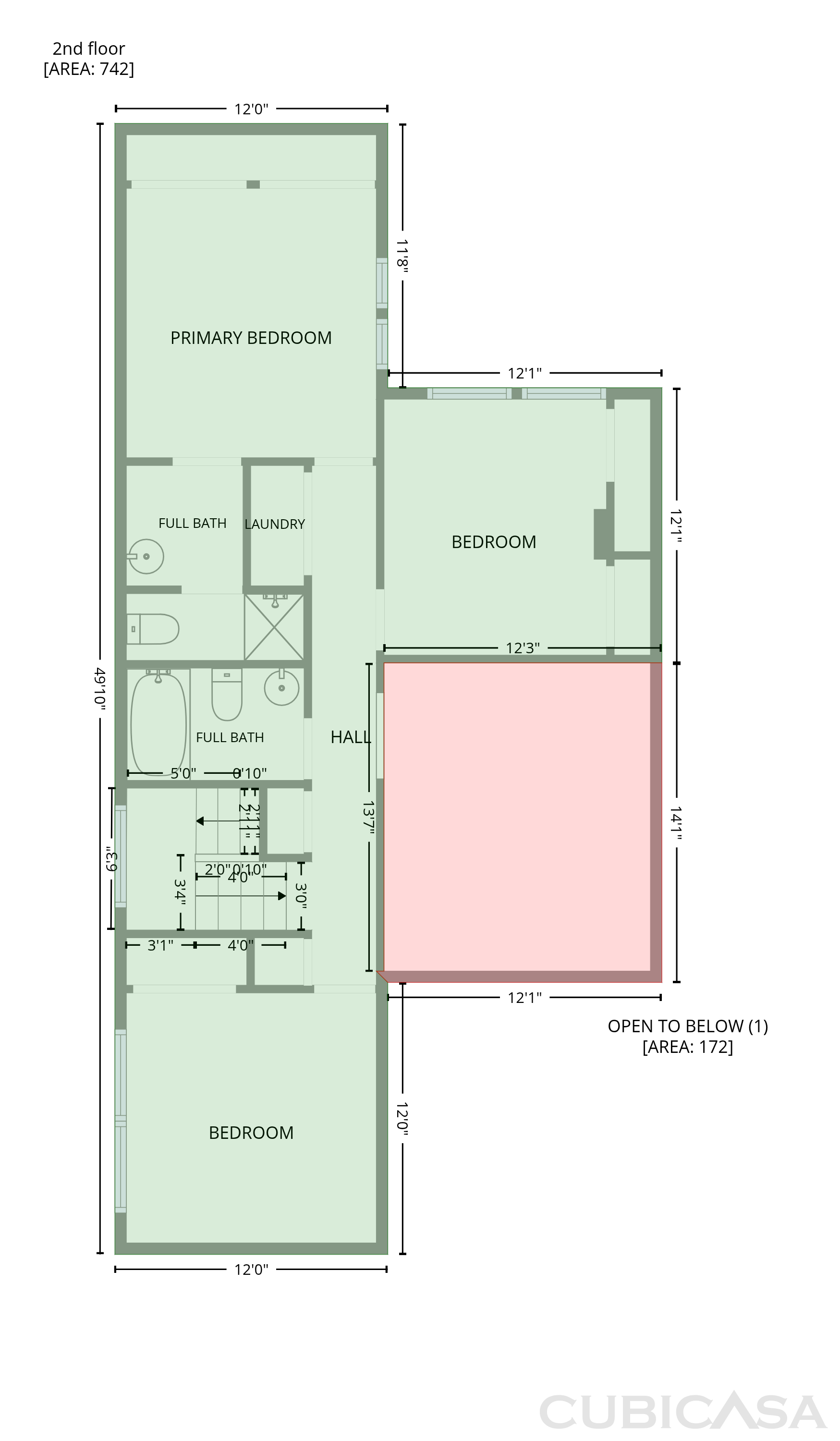 Second Floor of 3838 Erickson Cir, Mc Gaheysville, VA