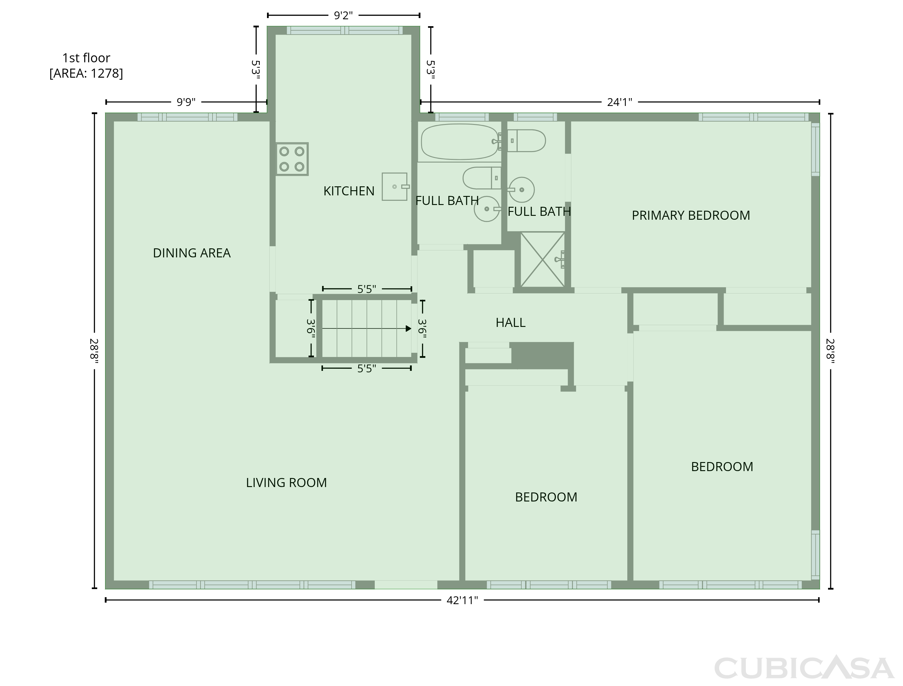 Second Floor of 1136 Burch Ln, Saint Louis, MO