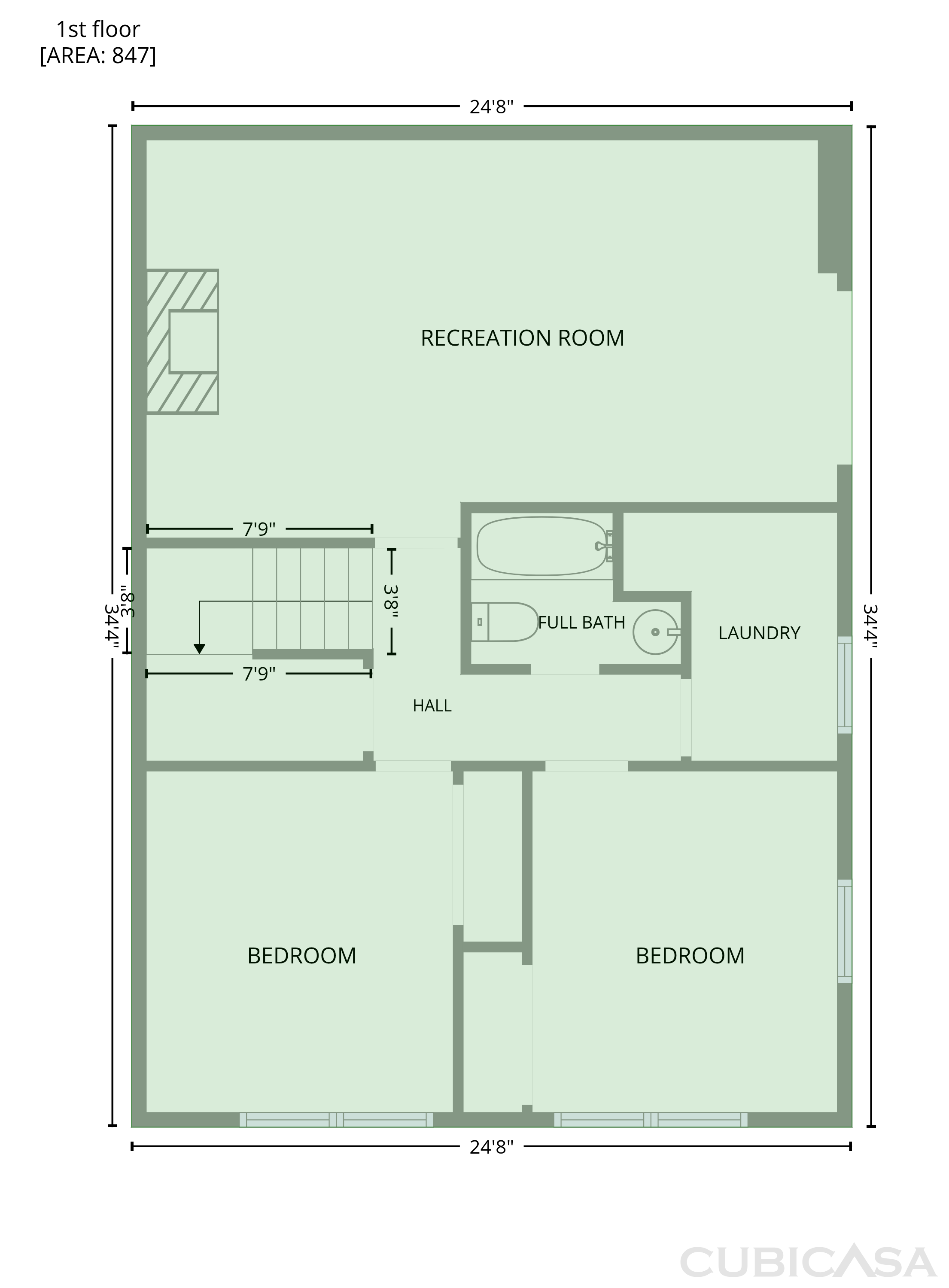 Second Floor of 6112 Pinehurst Dr, Nashville, TN