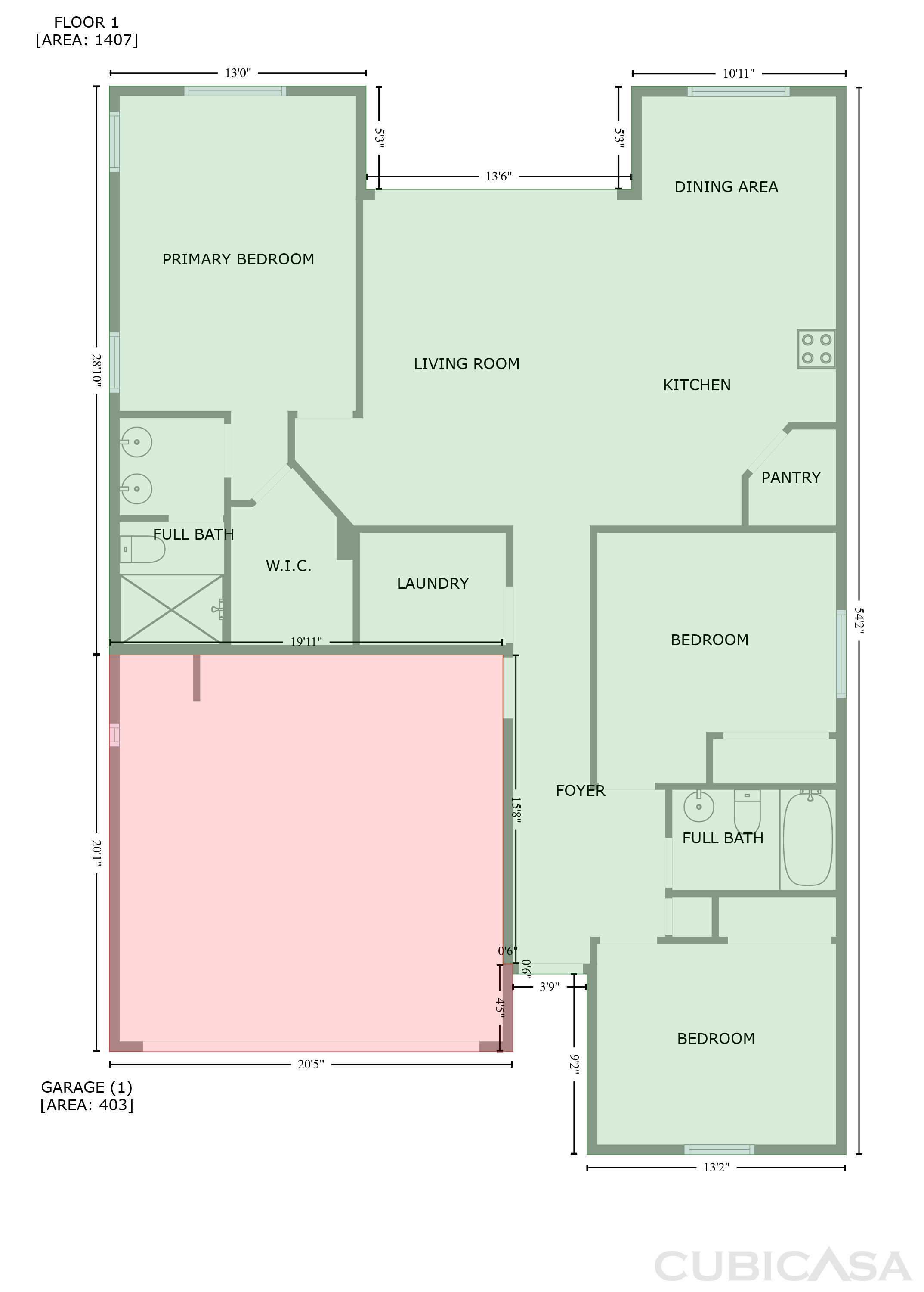 Main Floor of 9327 E Static Ave, Mesa, AZ