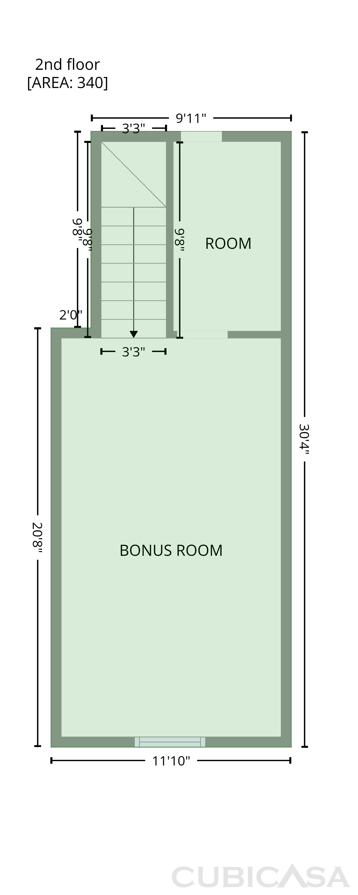 Second Floor of 503 Plateau Dr, Greenville, NC