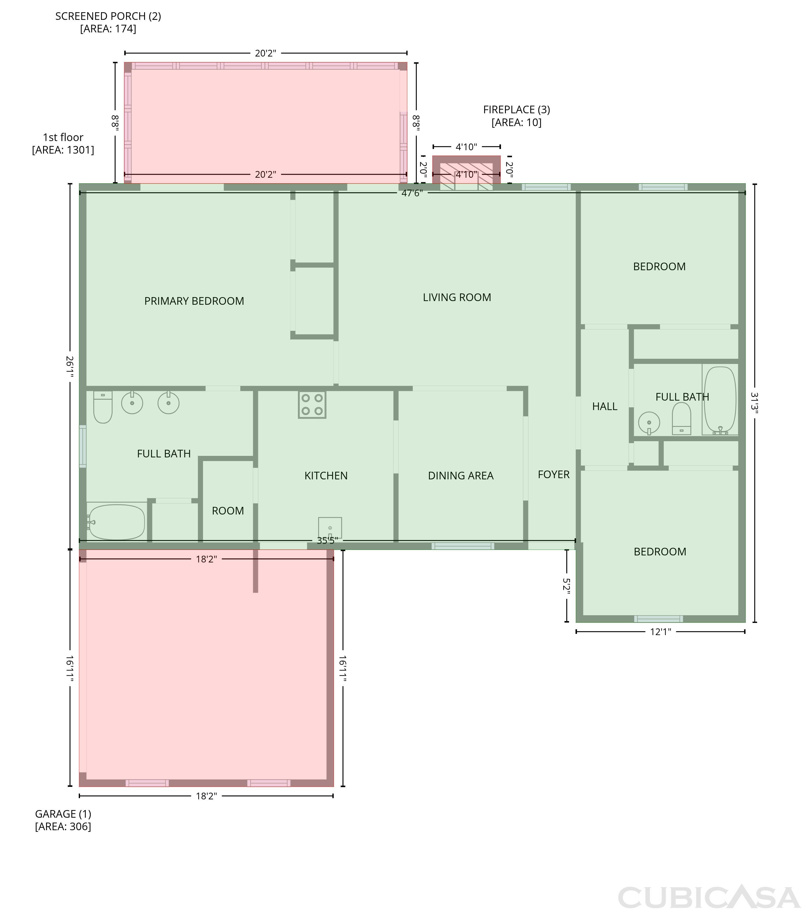 Main Floor of 257 Spring Meadows Dr, Ringgold, GA