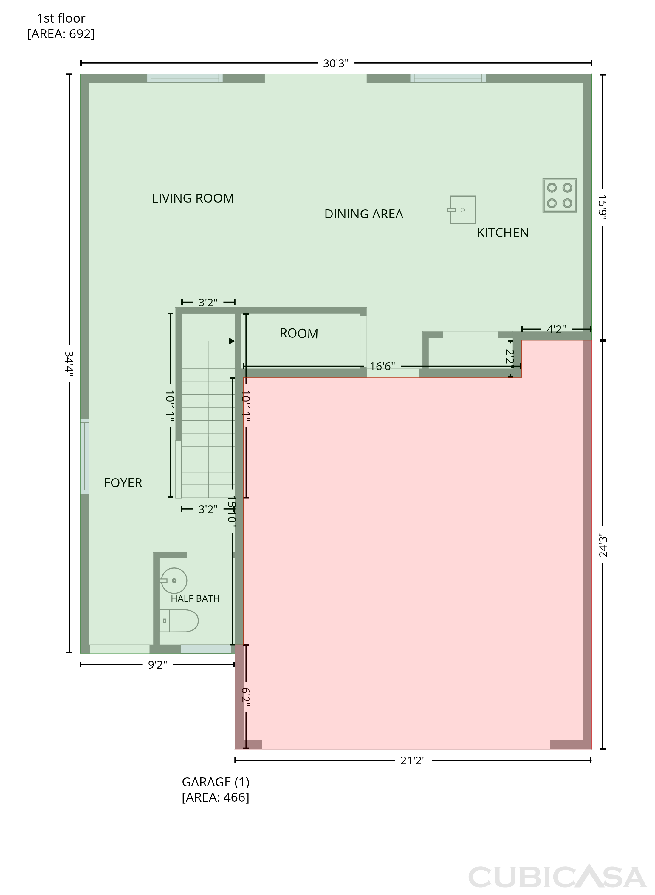 Main Floor of 4472 Bellaire Ave, Clovis, CA