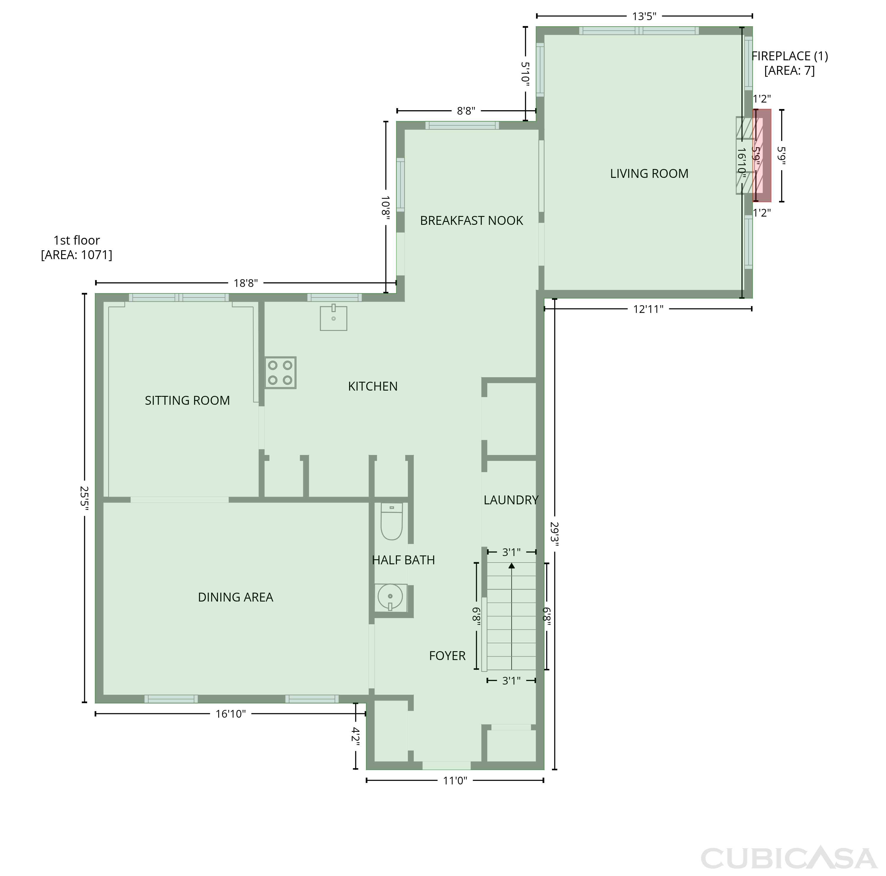 Main Floor of 7906 Elphin Ct, Charlotte, NC
